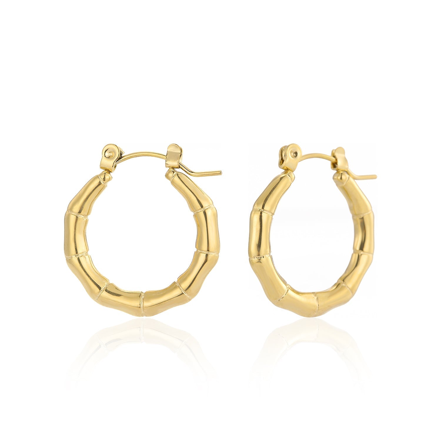 Oorring bambo goud - Desieradenconcurrent.nl