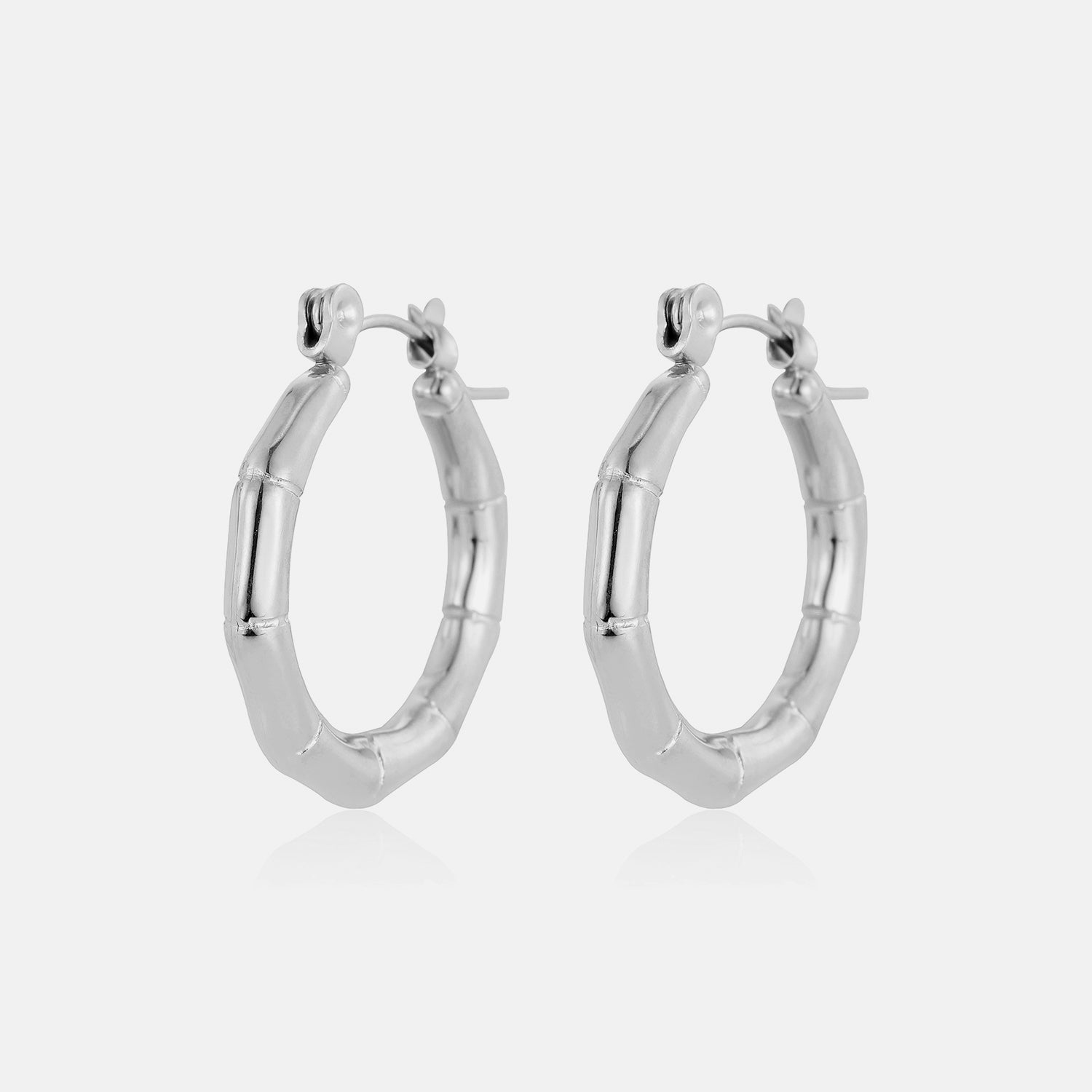Oorring bambo zilver - Desieradenconcurrent.nl