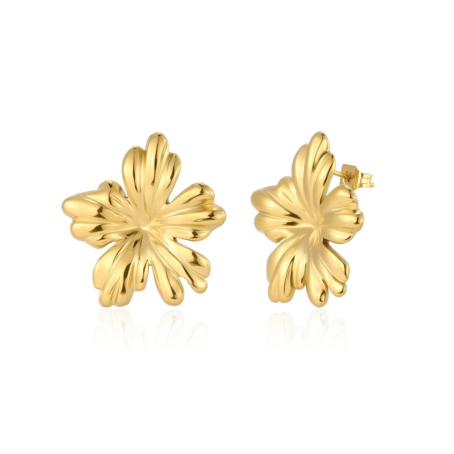 Oorstekers blossom goud - Desieradenconcurrent.nl