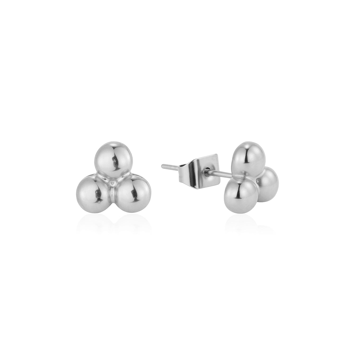 Oorstekers dots zilver - Desieradenconcurrent.nl