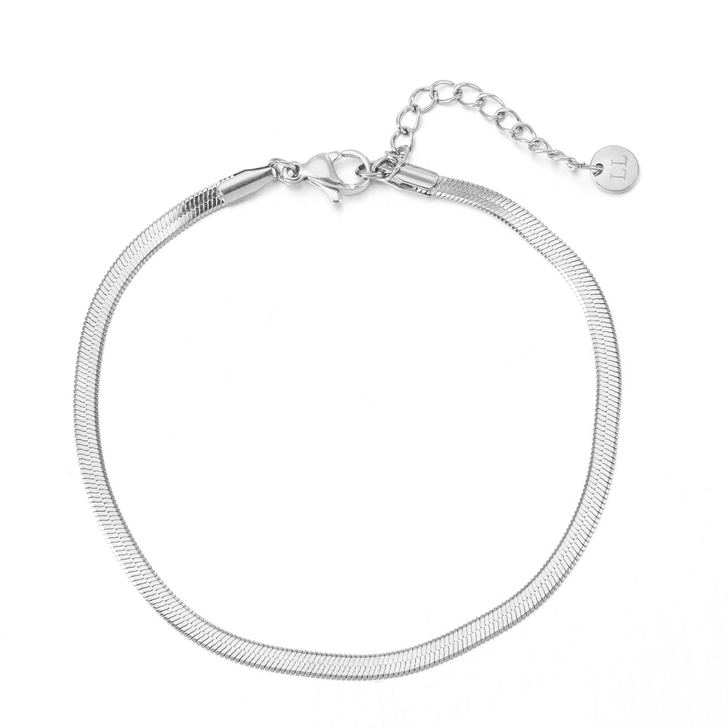 Platte armband 2mm zilver - Desieradenconcurrent.nl