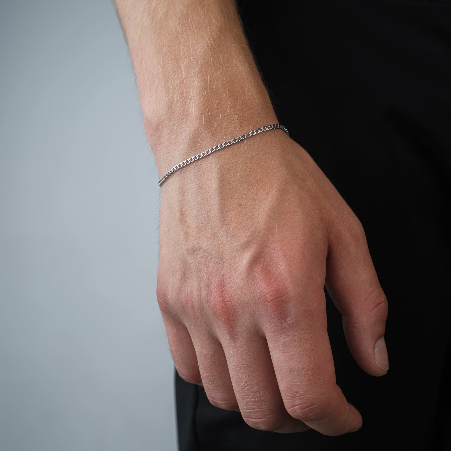 Platte schakel armband 2mm Zilver - Desieradenconcurrent.nl