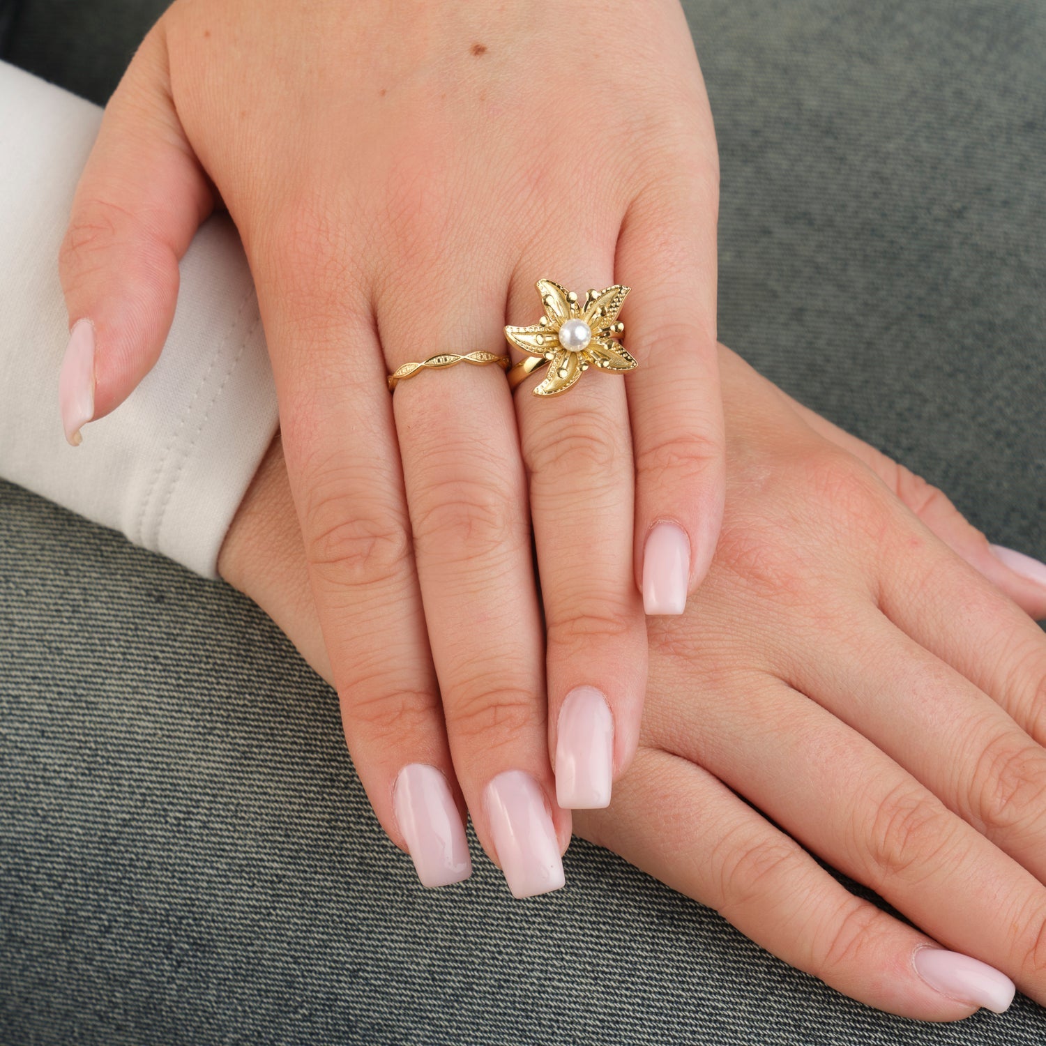 Ring bubbles goud - Desieradenconcurrent.nl