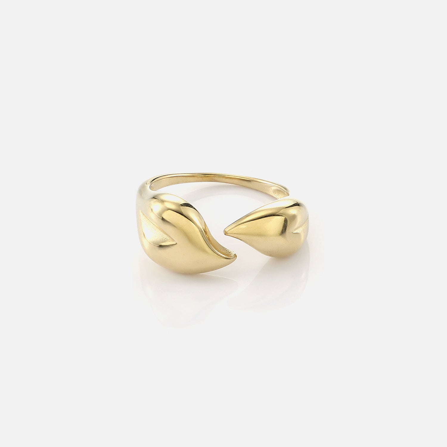 Ring connected hart goud - Desieradenconcurrent.nl