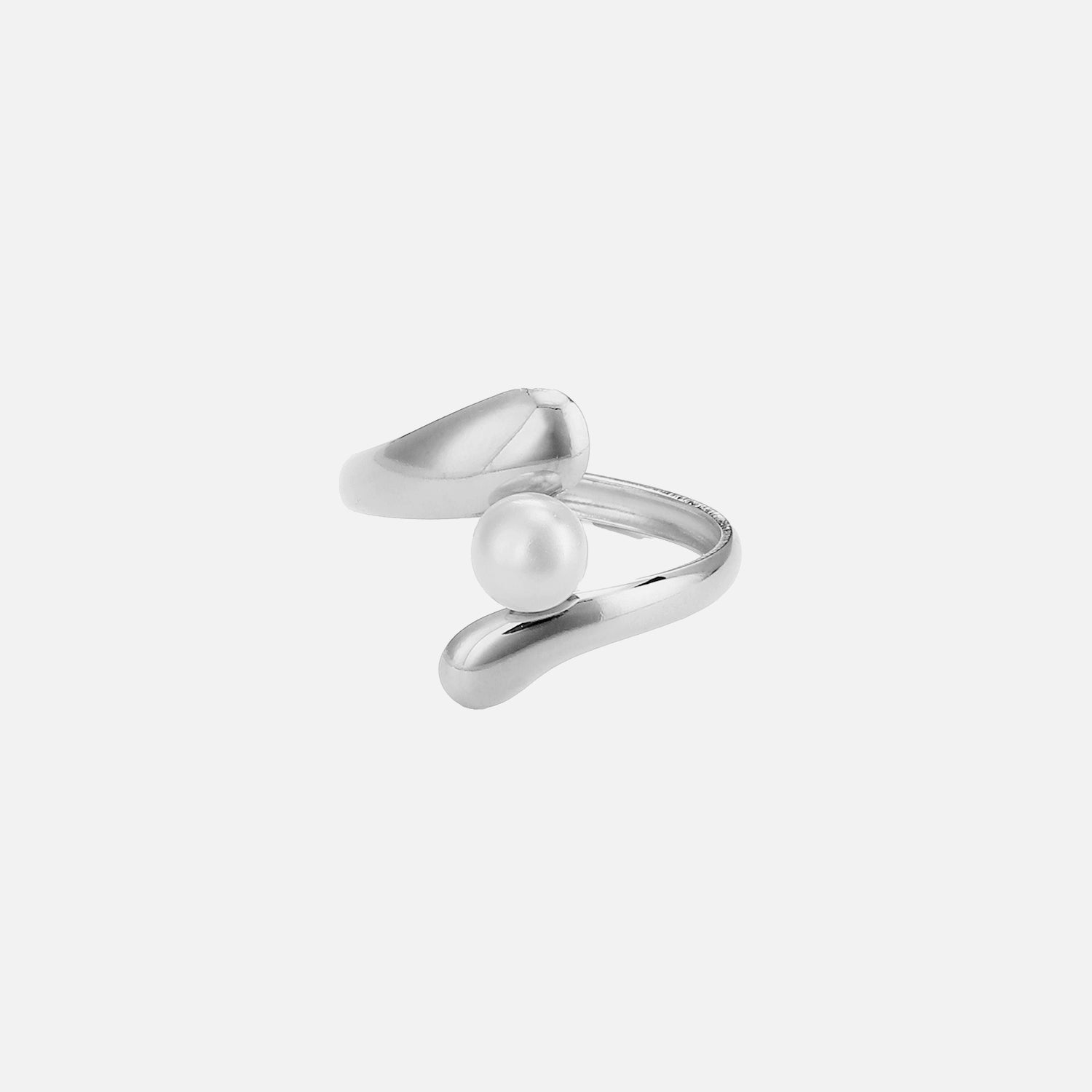 Ring parel gevormd zilver - Desieradenconcurrent.nl