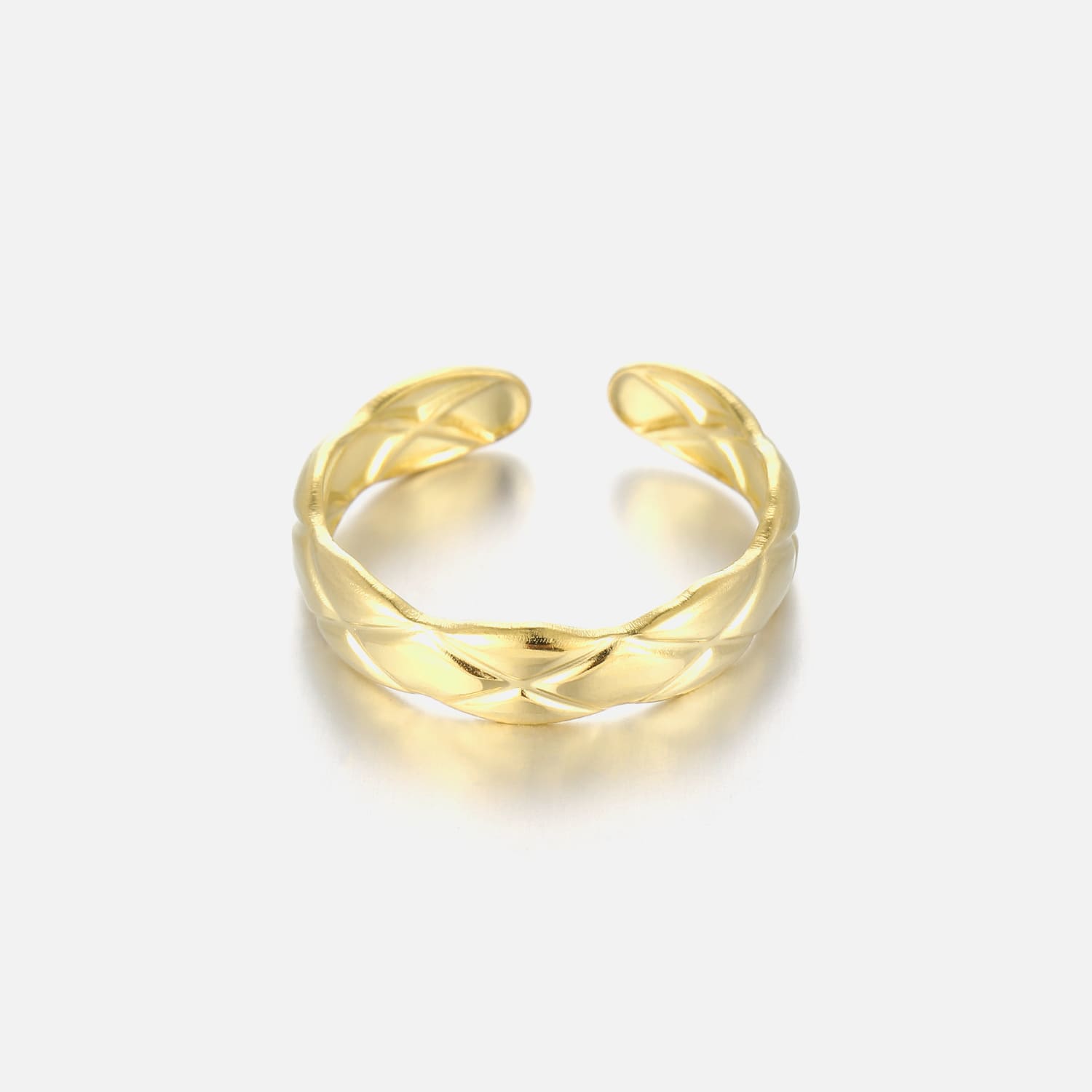 Ring ruitjes goud - Desieradenconcurrent.nl