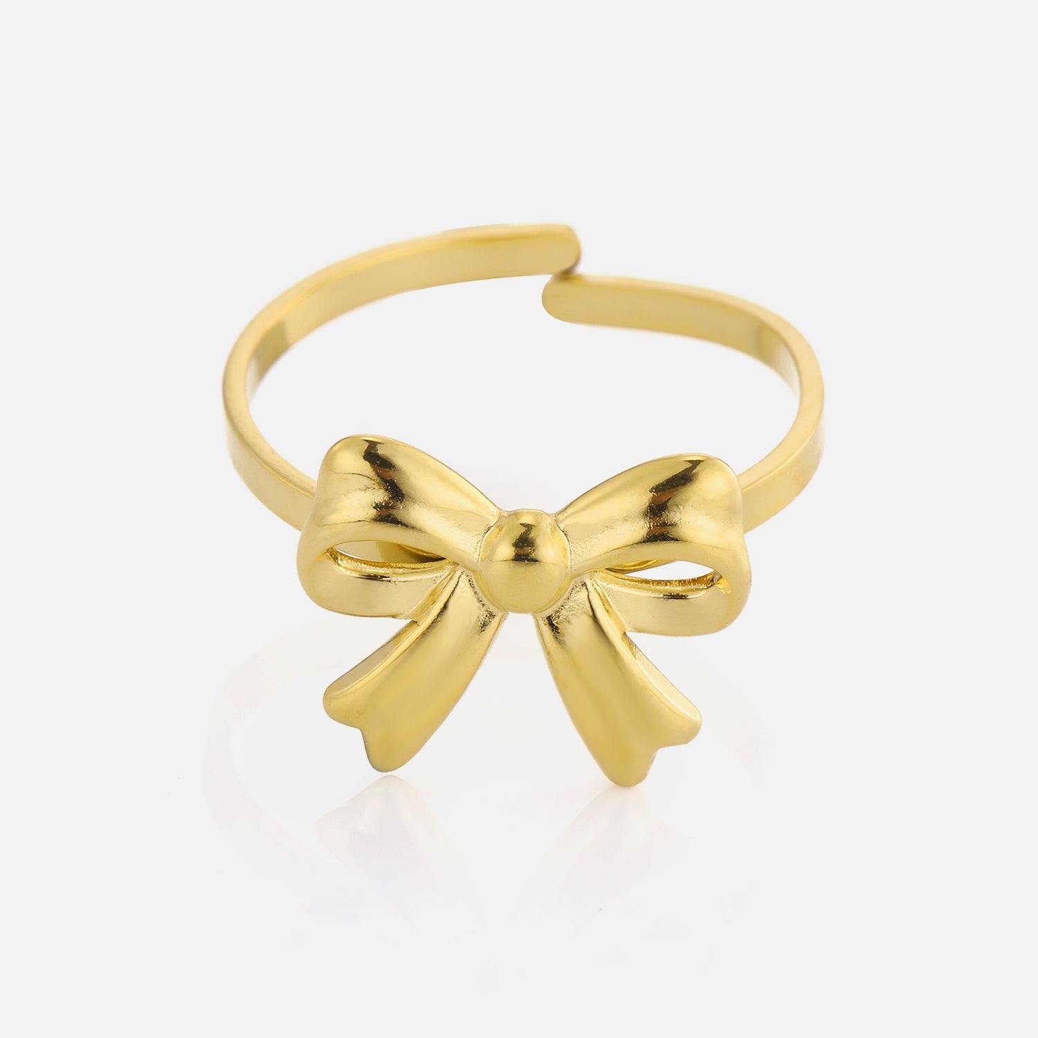 Ring strikje goud - Desieradenconcurrent.nl