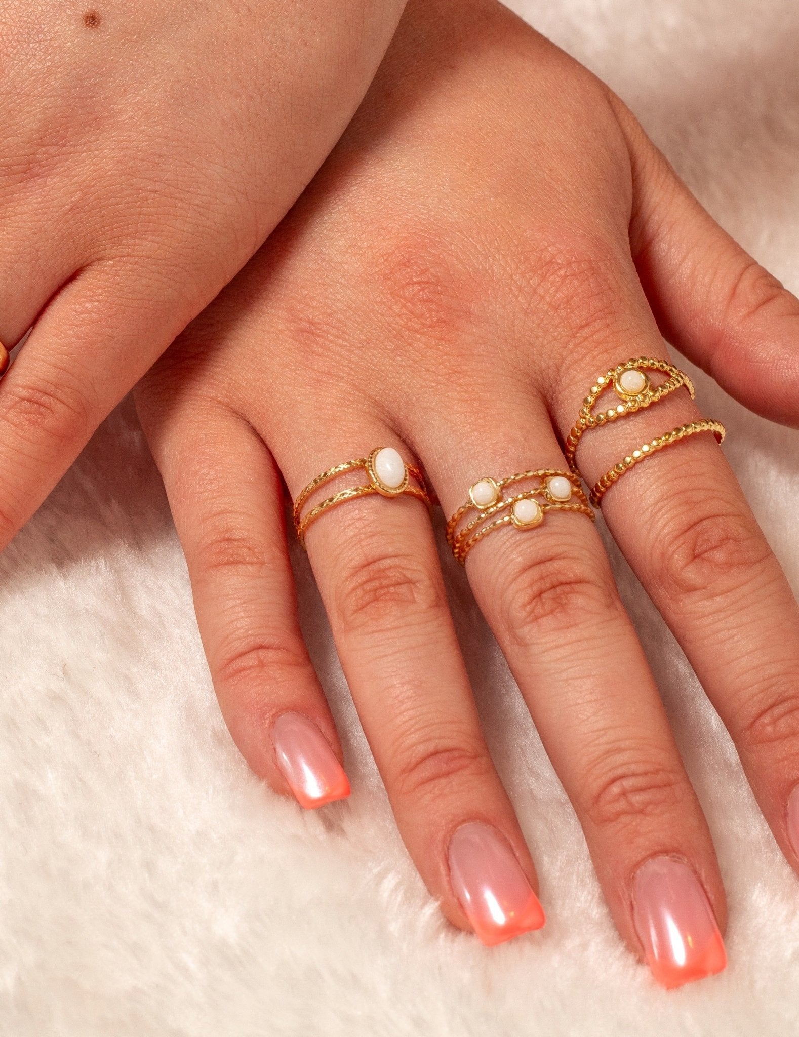 Ring three gems white - Desieradenconcurrent.nl
