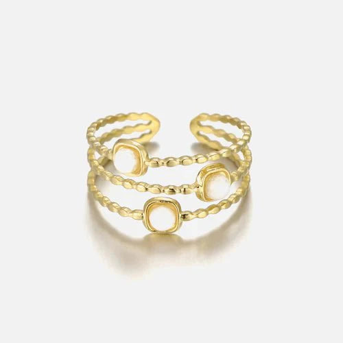 Ring three gems white - Desieradenconcurrent.nl