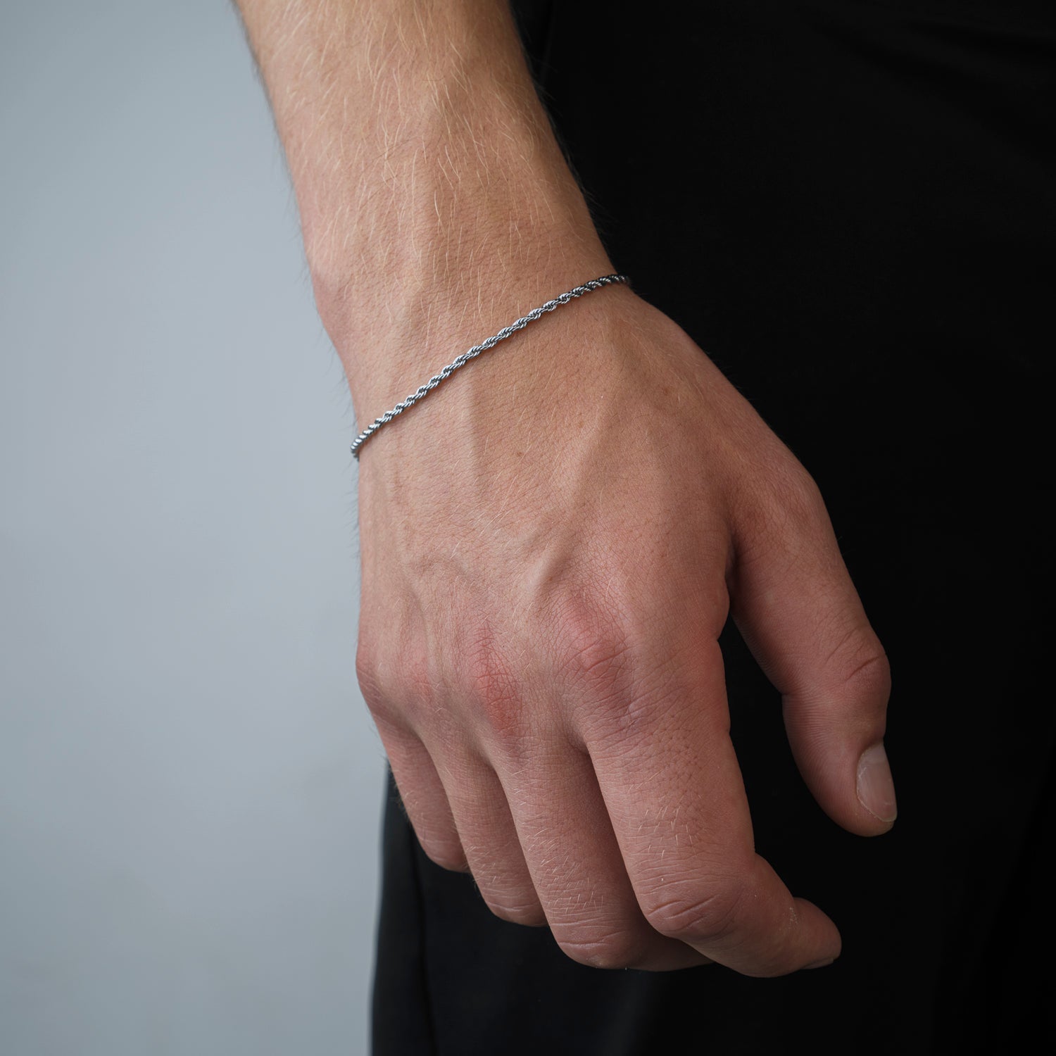 Rope armband 2mm Zilver - Desieradenconcurrent.nl