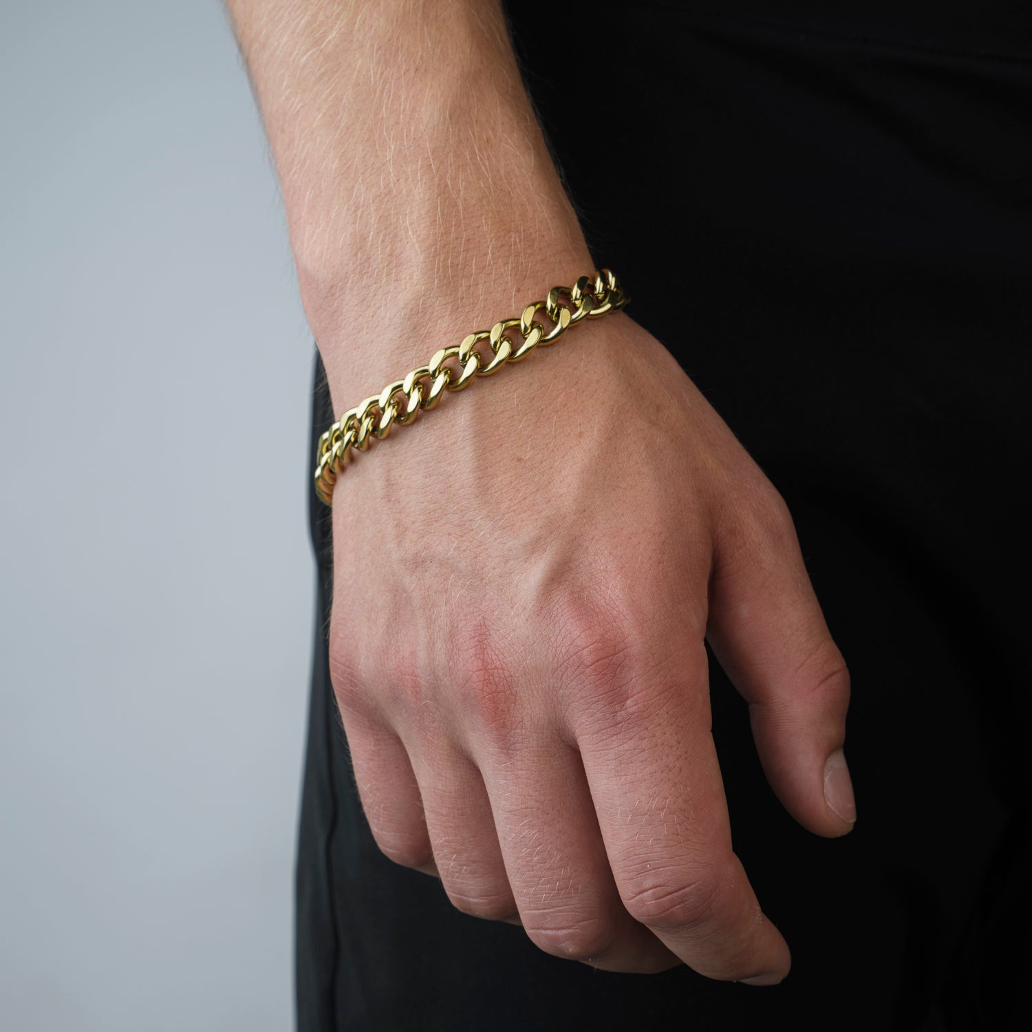 Schakel armband 10mm Goud - Desieradenconcurrent.nl