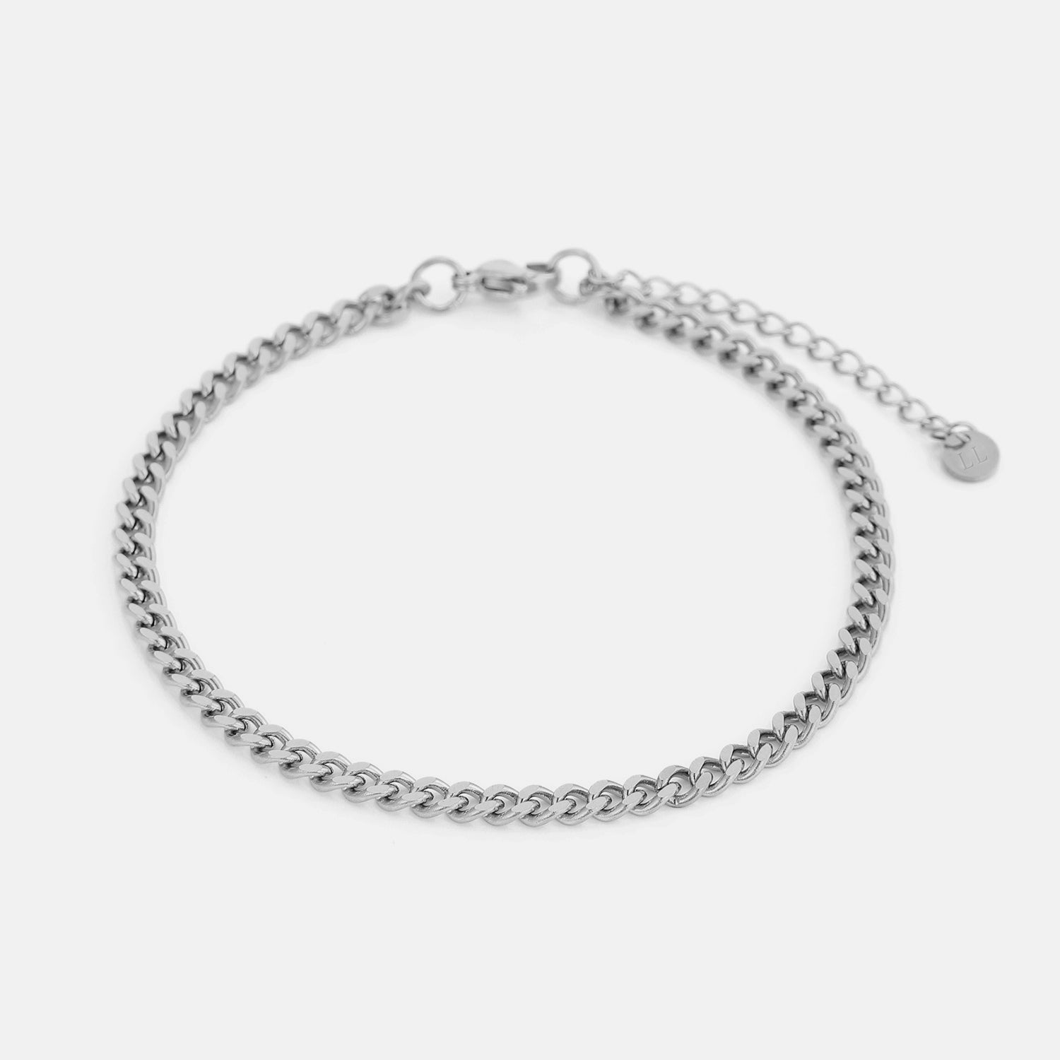 Schakel armband 4mm Zilver - Desieradenconcurrent.nl