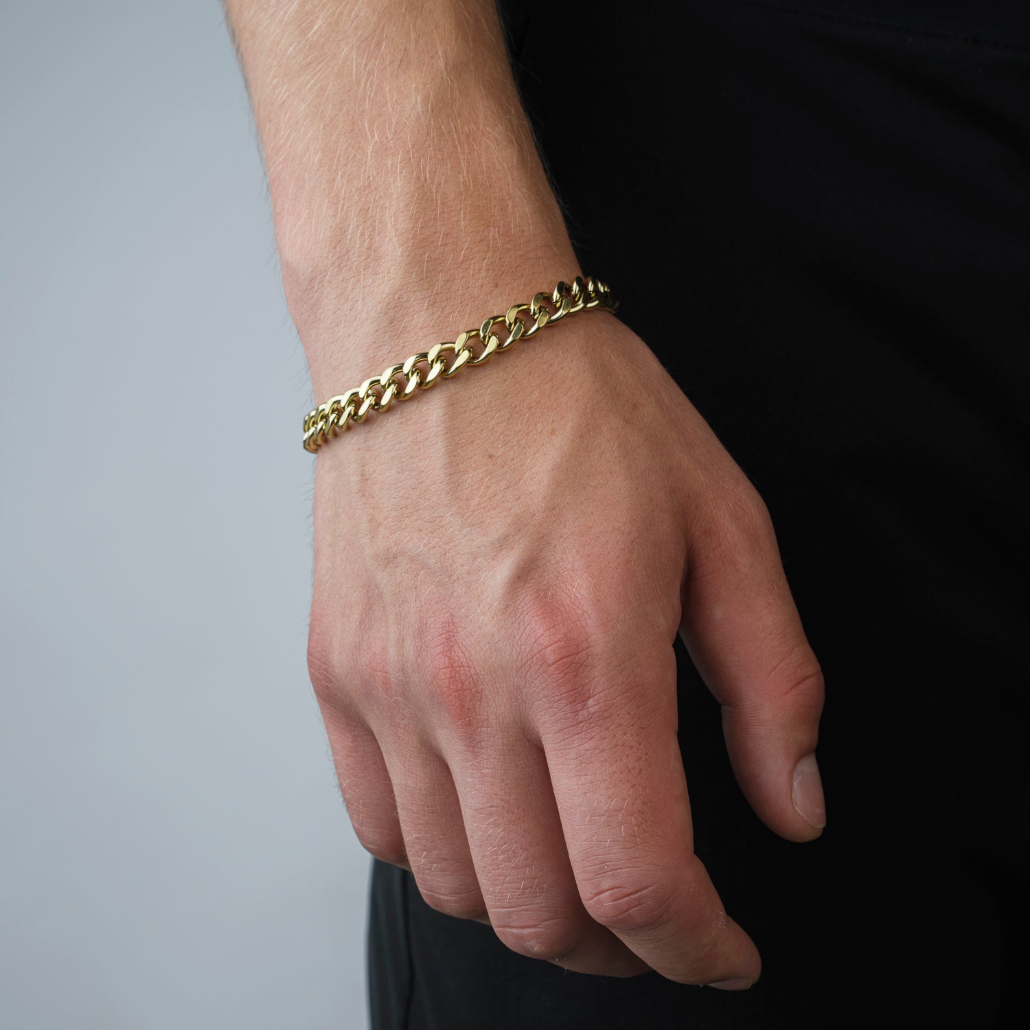 Schakel armband 8mm Goud - Desieradenconcurrent.nl