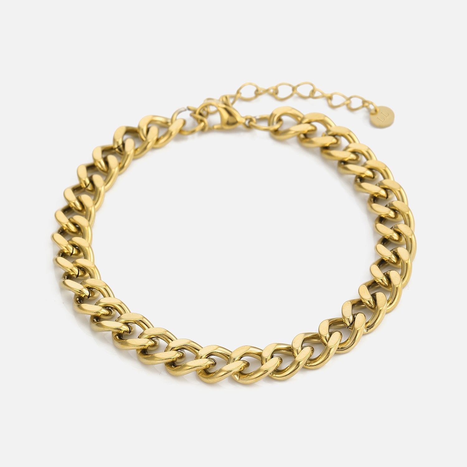 Schakel armband 8mm Goud - Desieradenconcurrent.nl