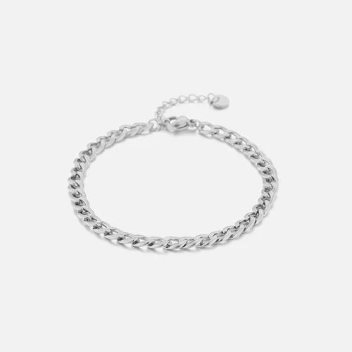 Schakelarmband 4mm zilver - Desieradenconcurrent.nl