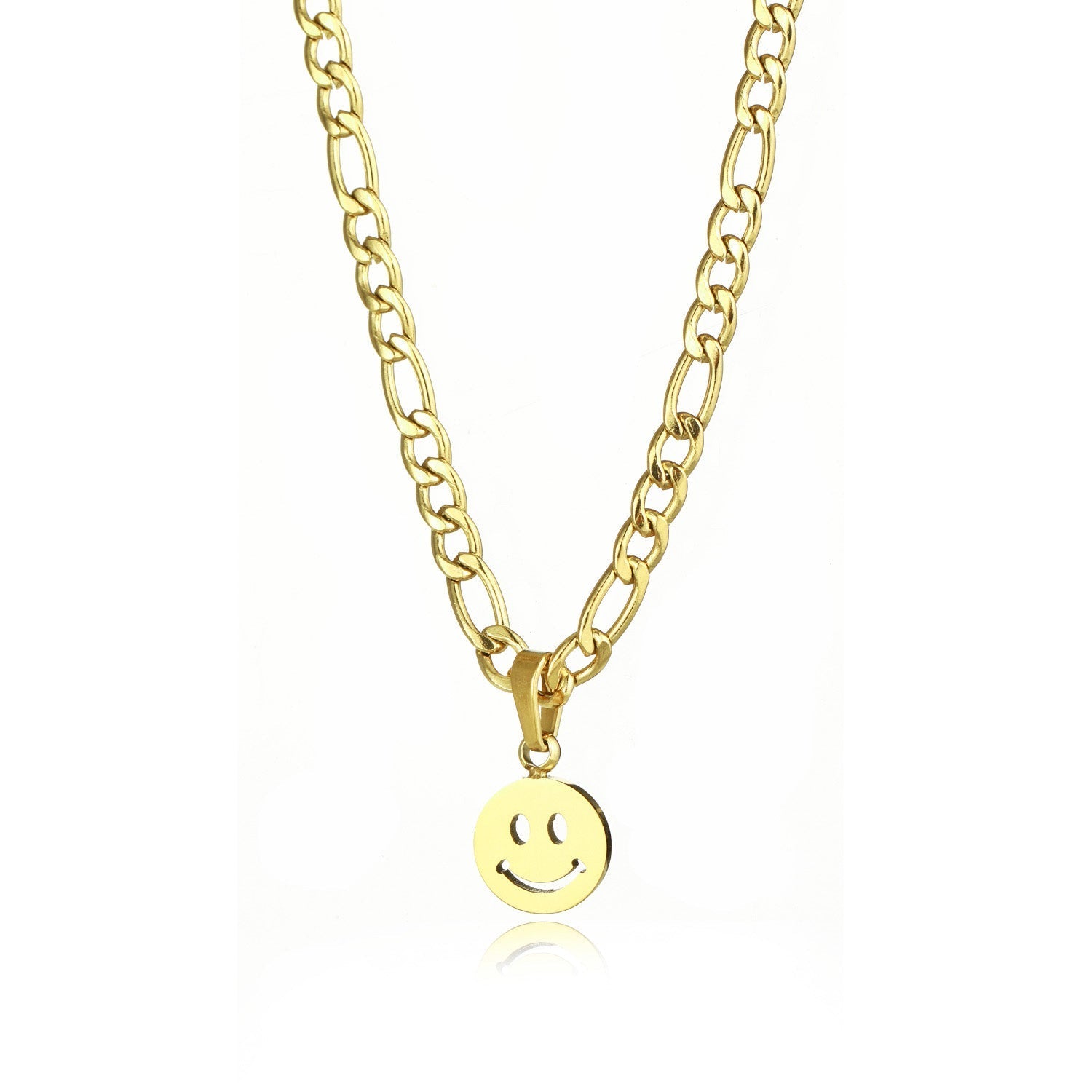 Schakelketting happy goud - Desieradenconcurrent.nl