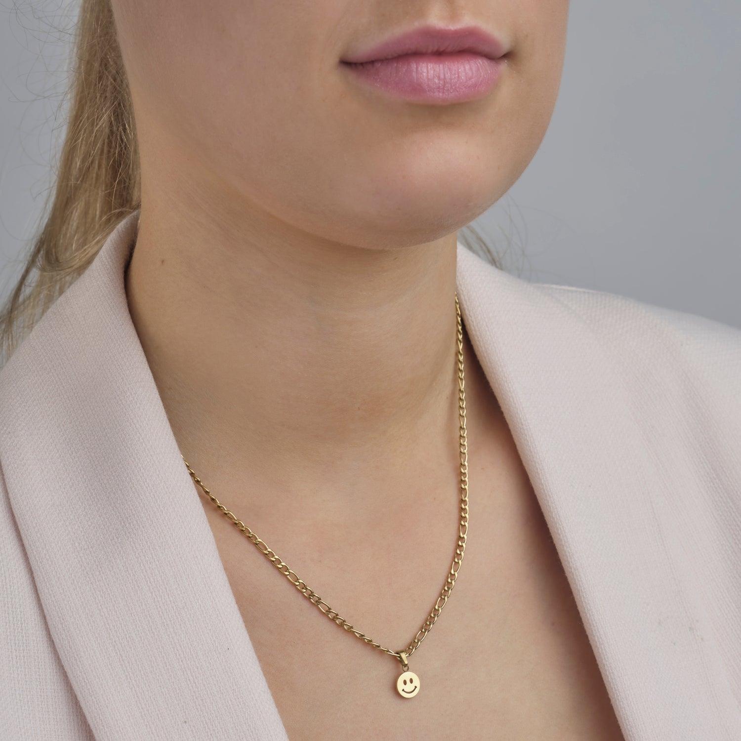 Schakelketting happy goud - Desieradenconcurrent.nl