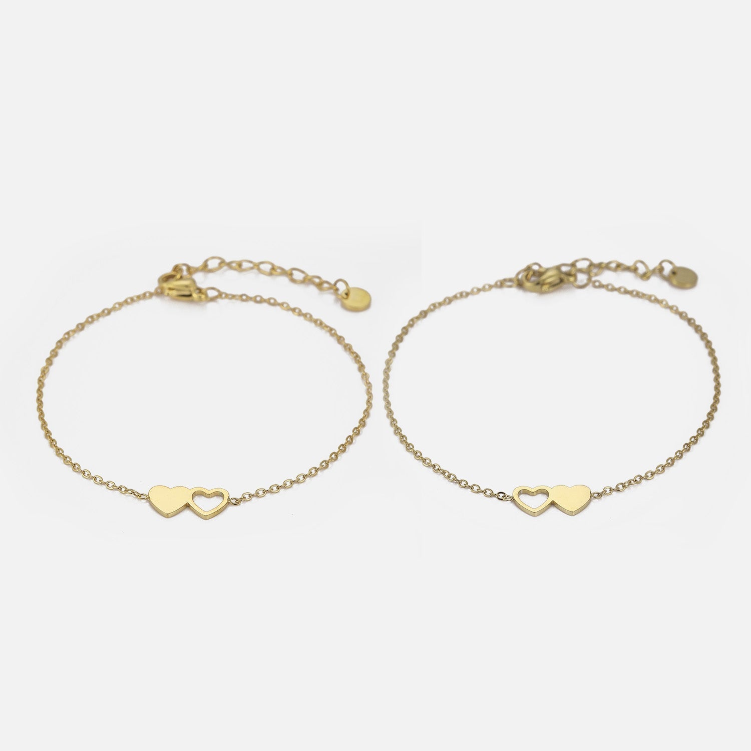 Set armbanden altijd verbonden goud - Desieradenconcurrent.nl