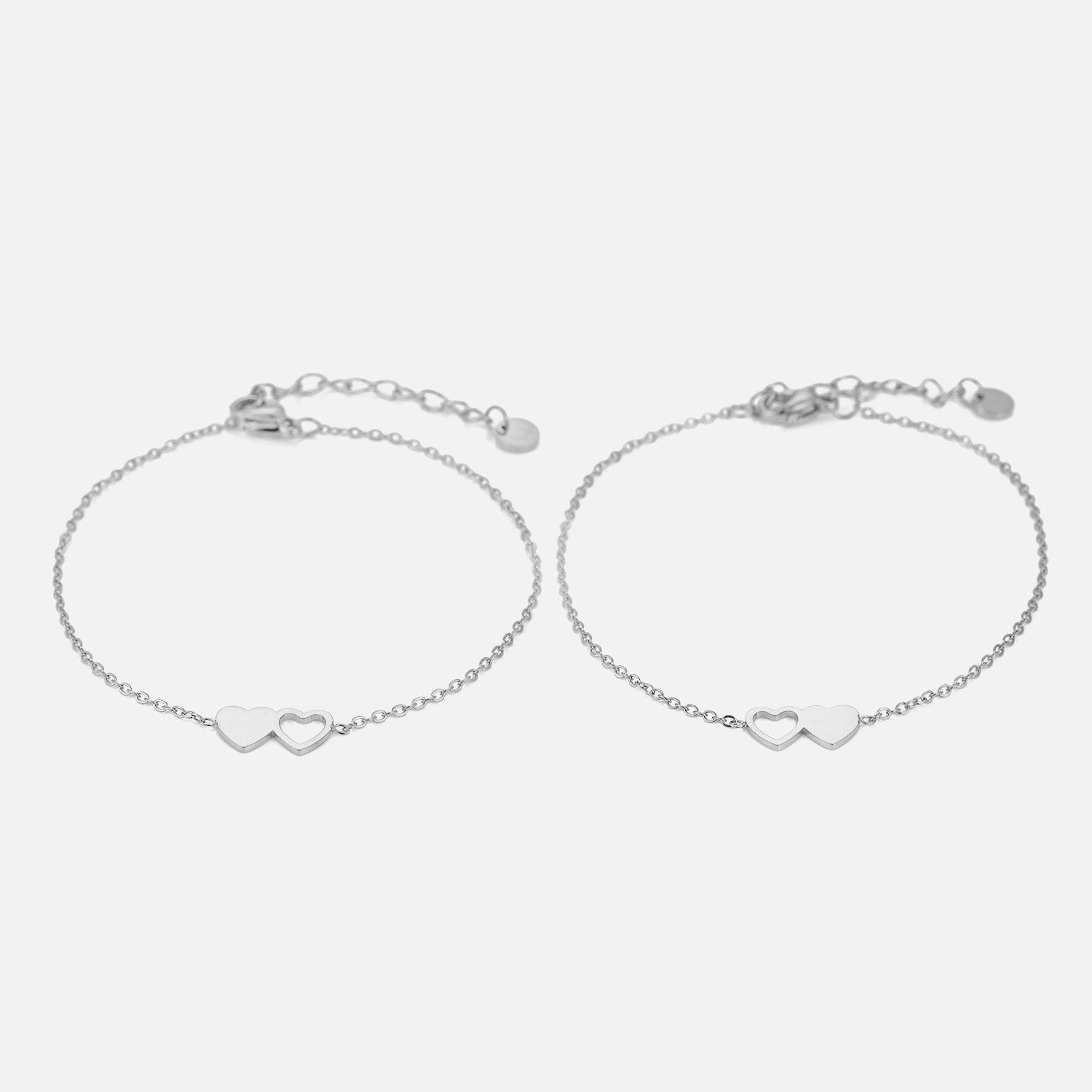 Set armbanden altijd verbonden zilver - Desieradenconcurrent.nl