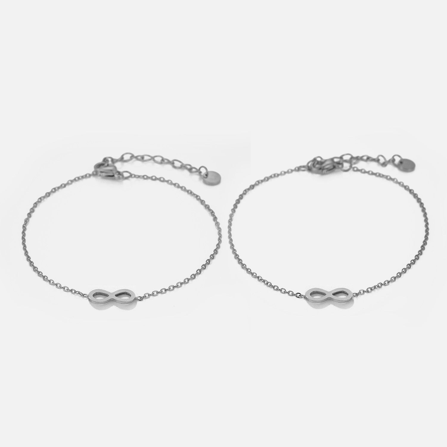 Set armbanden infinity zilver - Desieradenconcurrent.nl