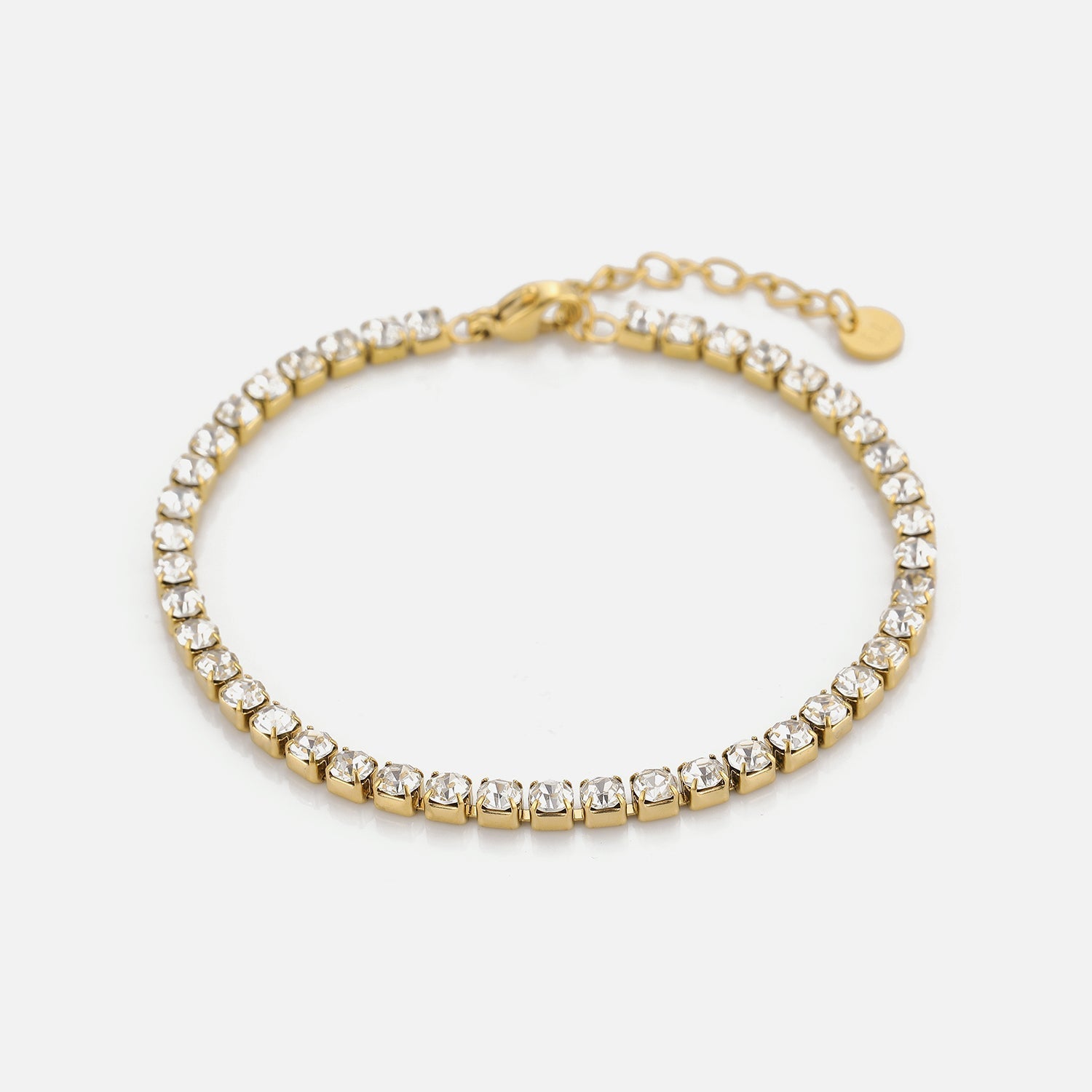 Tennis armband goud - Desieradenconcurrent.nl