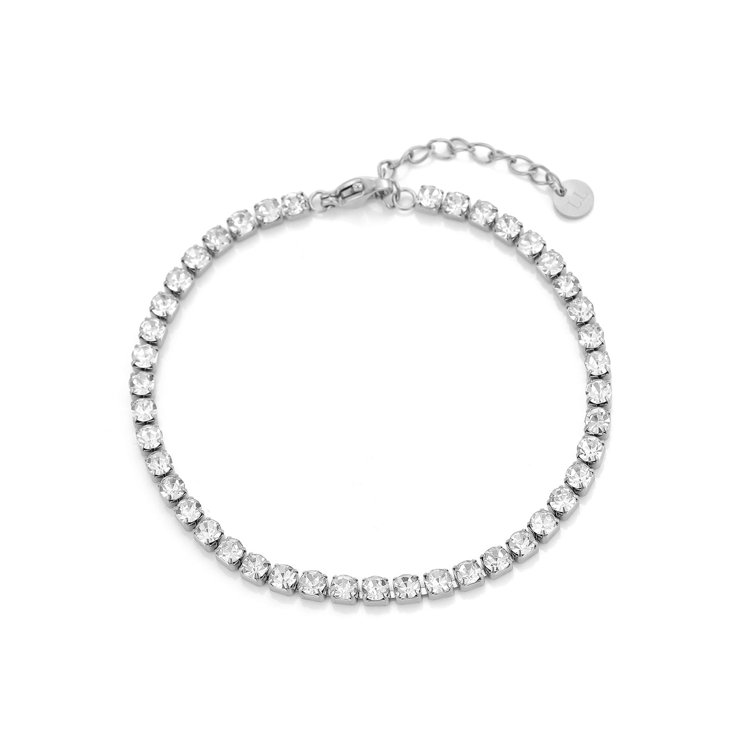 Tennis armband zilver - Desieradenconcurrent.nl