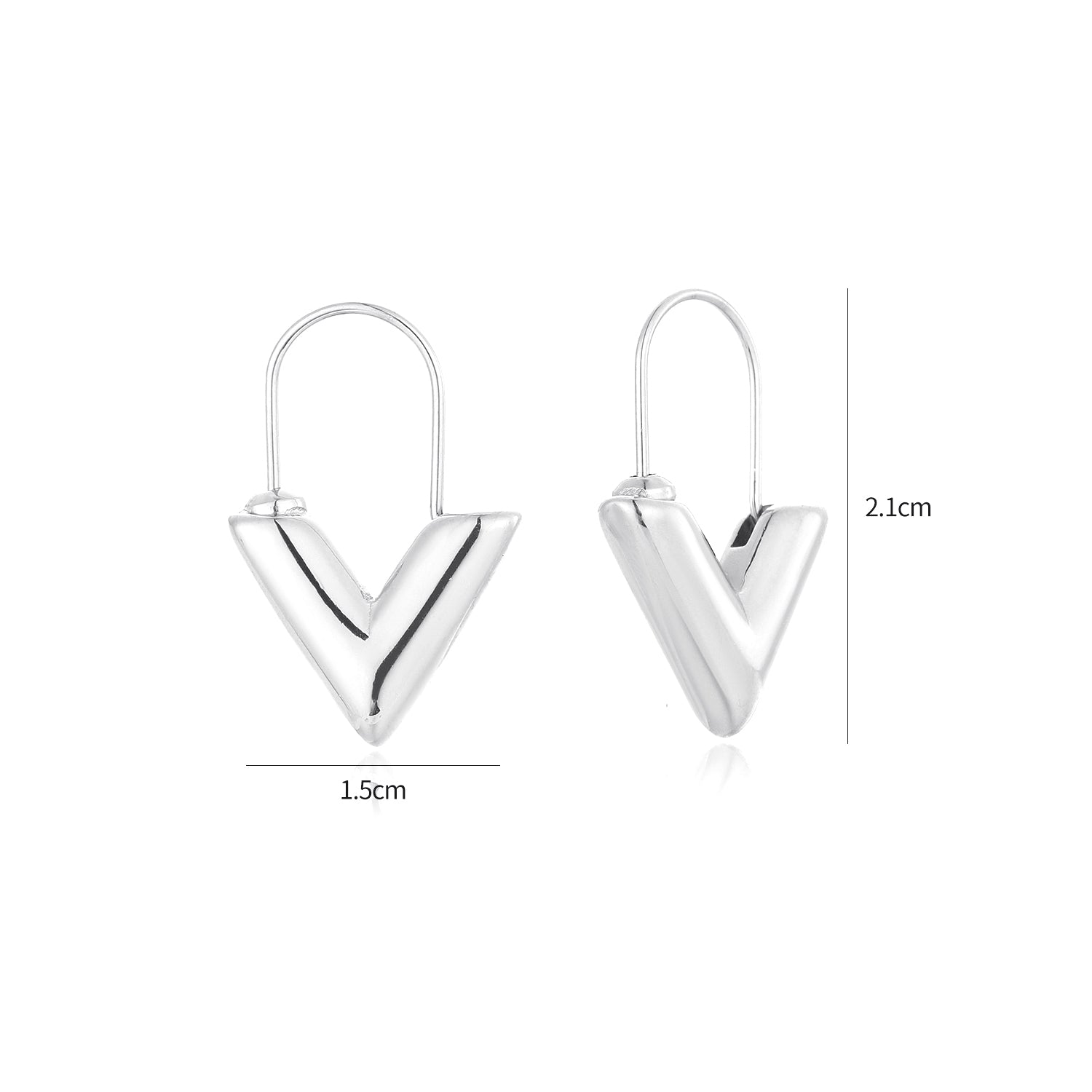 V oorbellen zilver - Desieradenconcurrent.nl