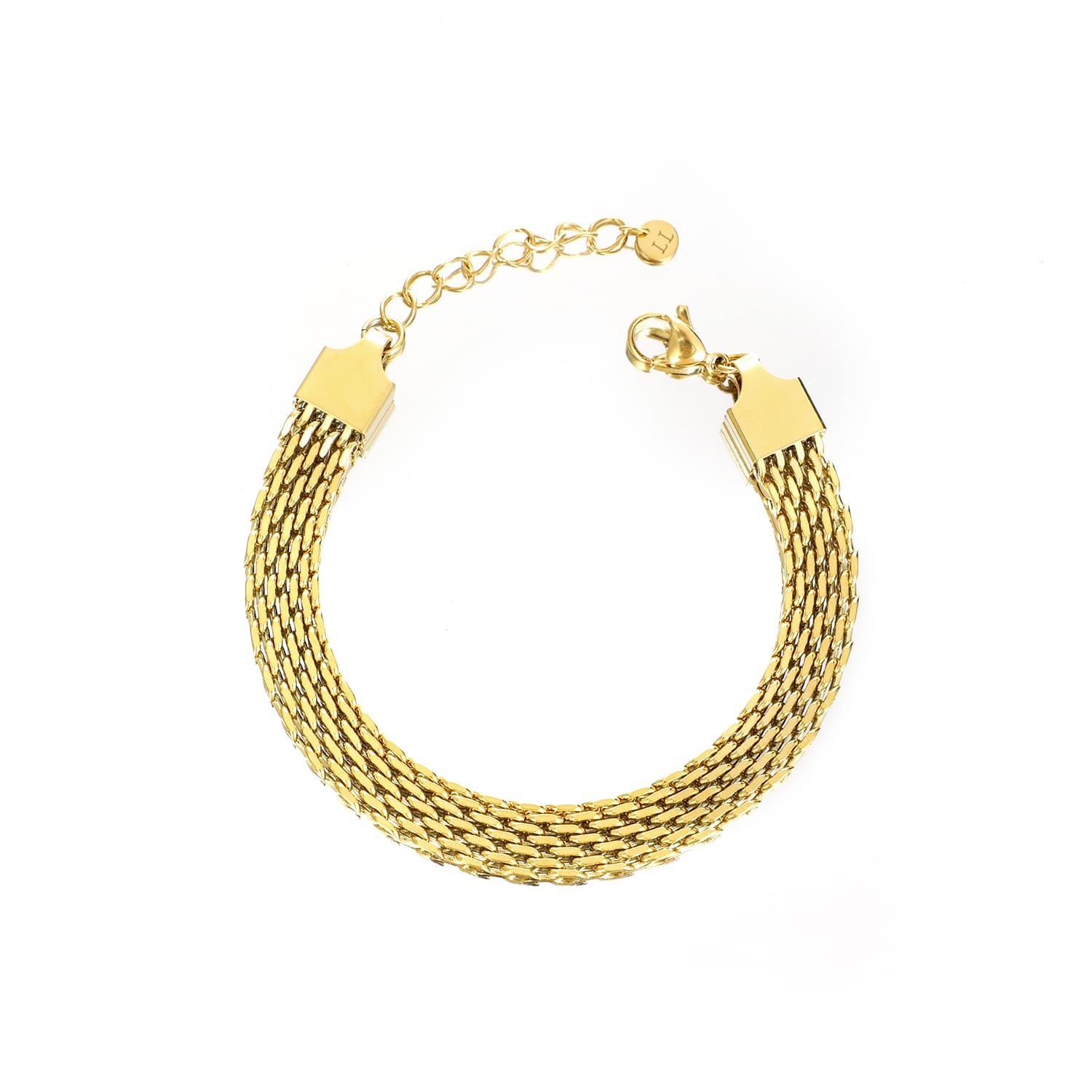 Visgraat armband goud - Desieradenconcurrent.nl