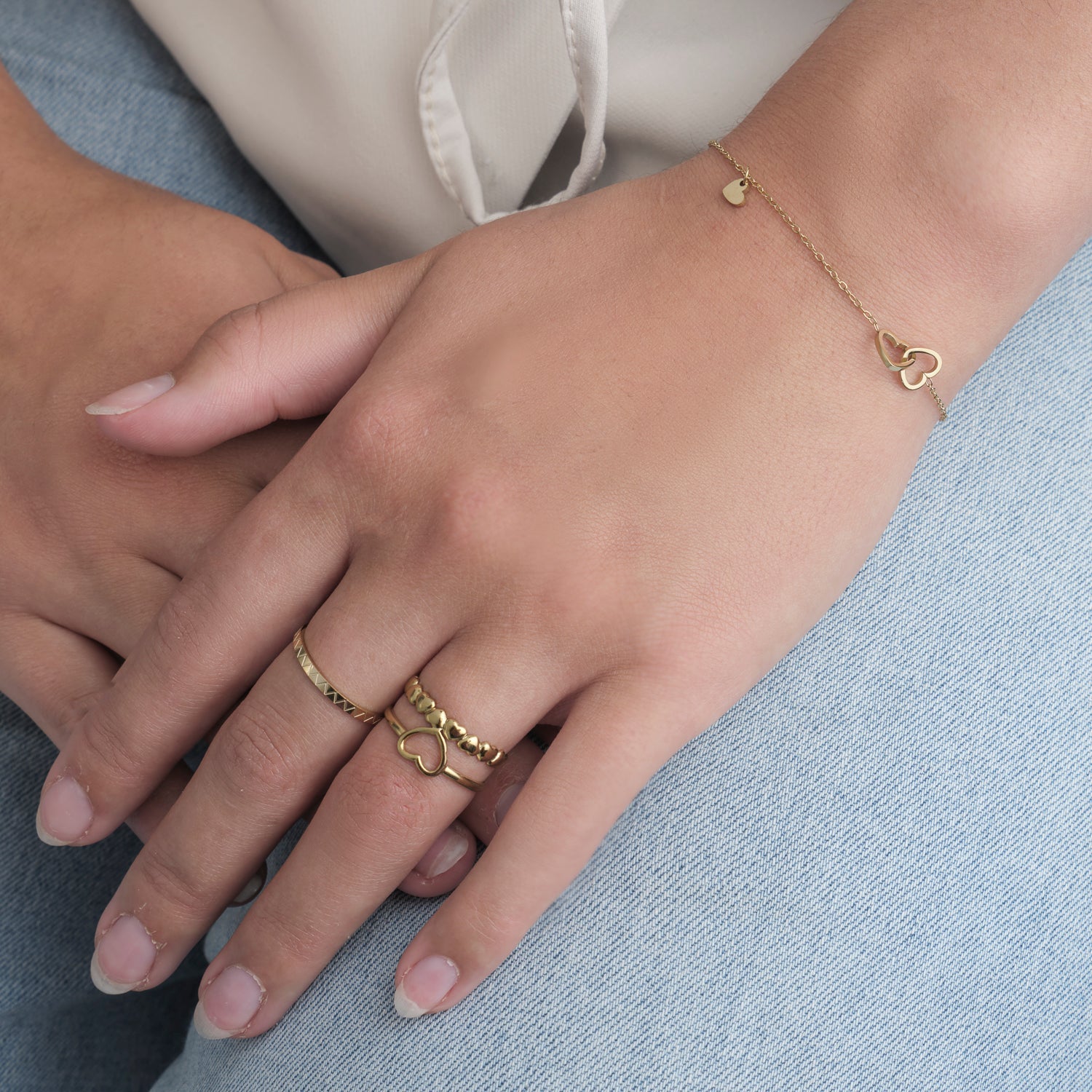Layered Heart Ring