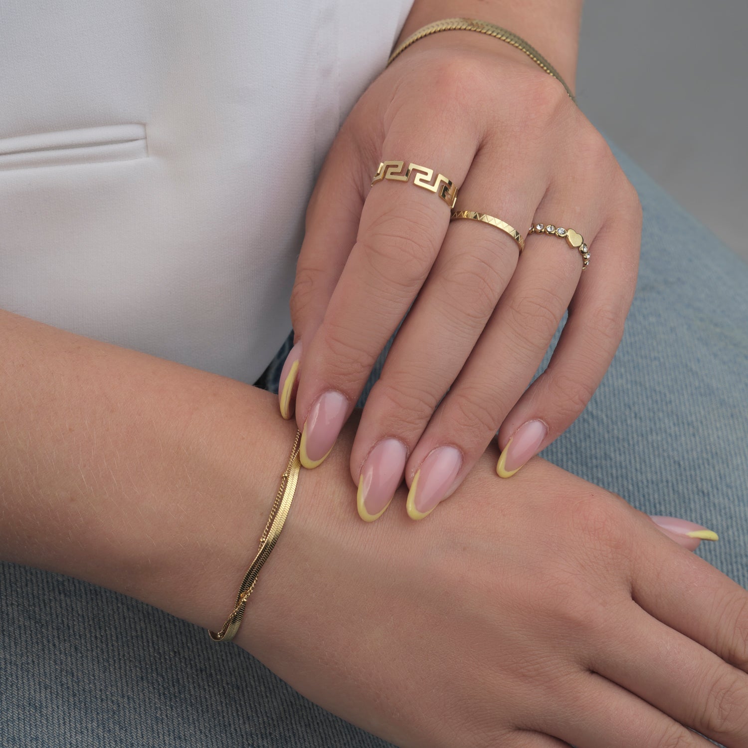 Striped Pattern Ring