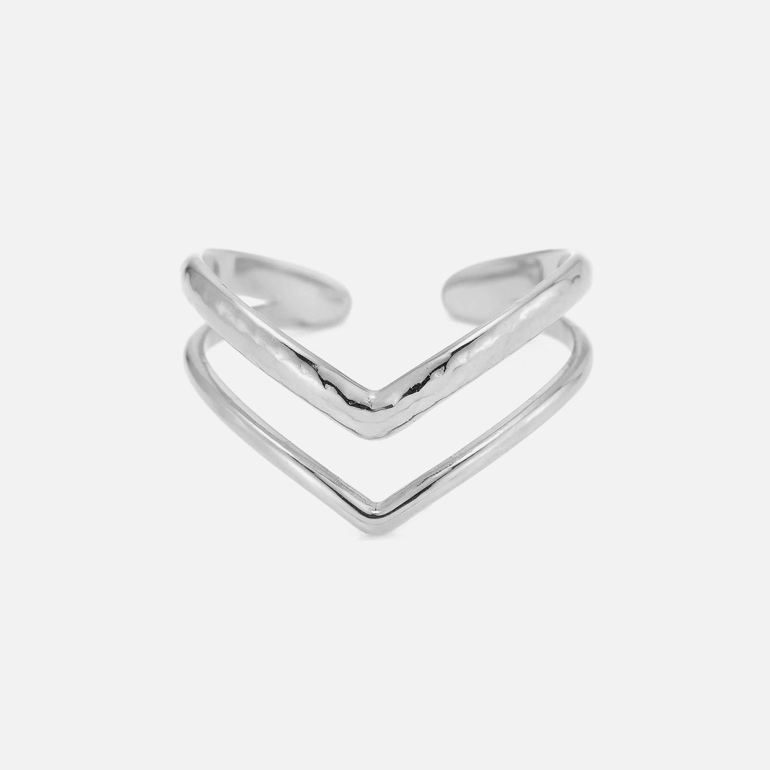 Double Wave Ring