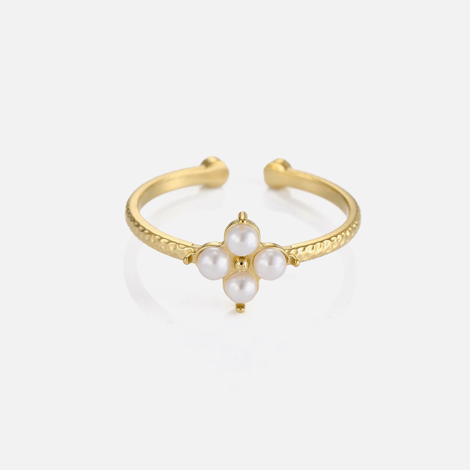 Pearl Cross Ring
