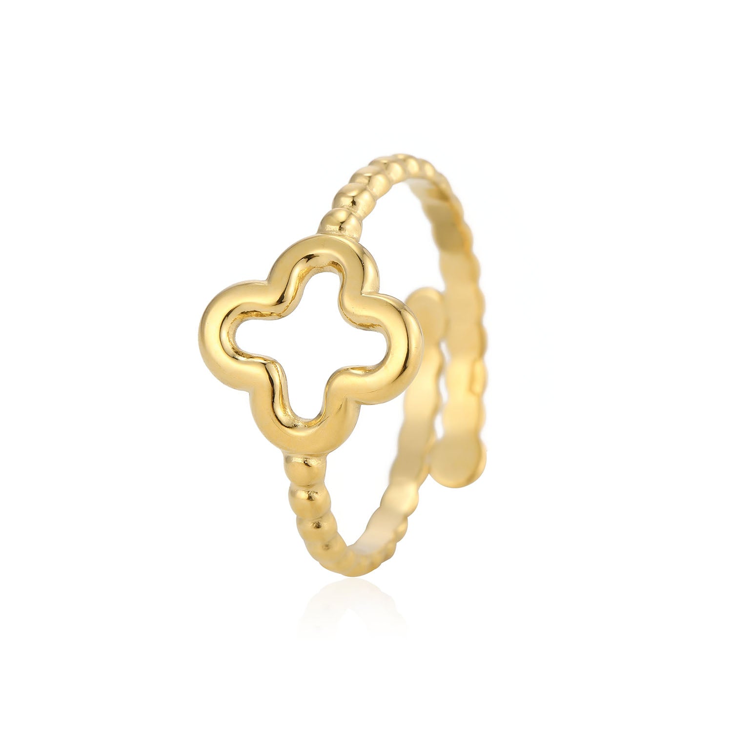 Open Clover Ring