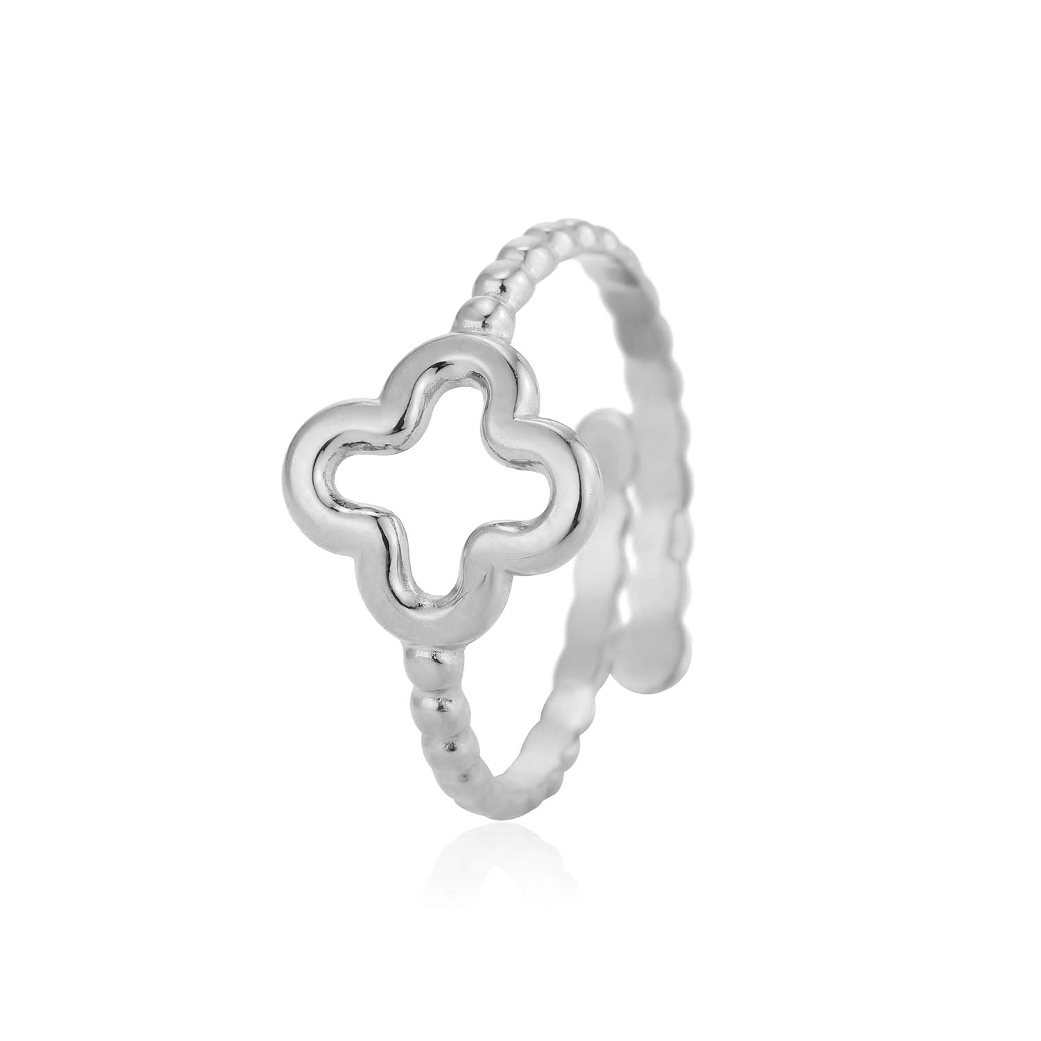Open Clover Ring