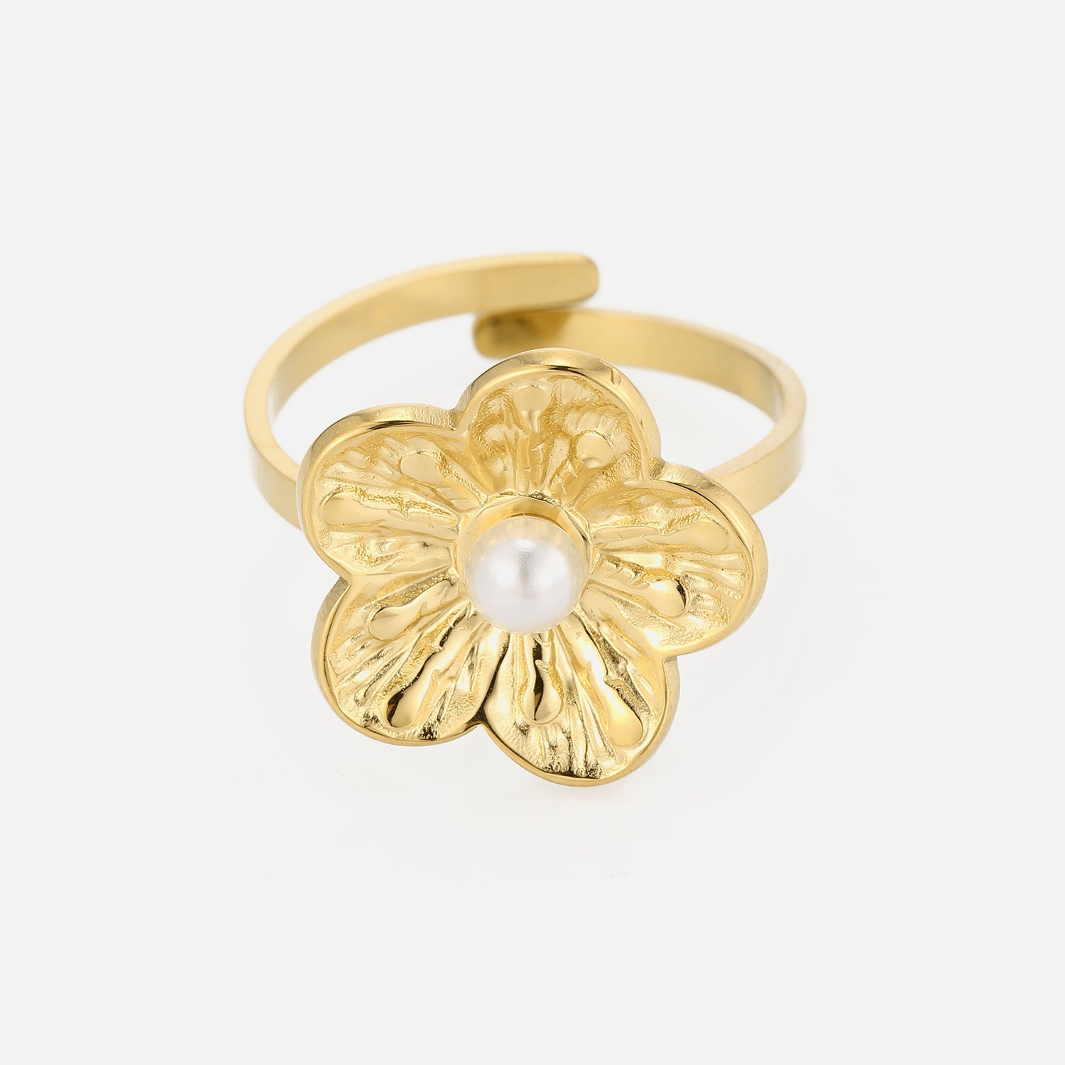 Floral Pearl Ring