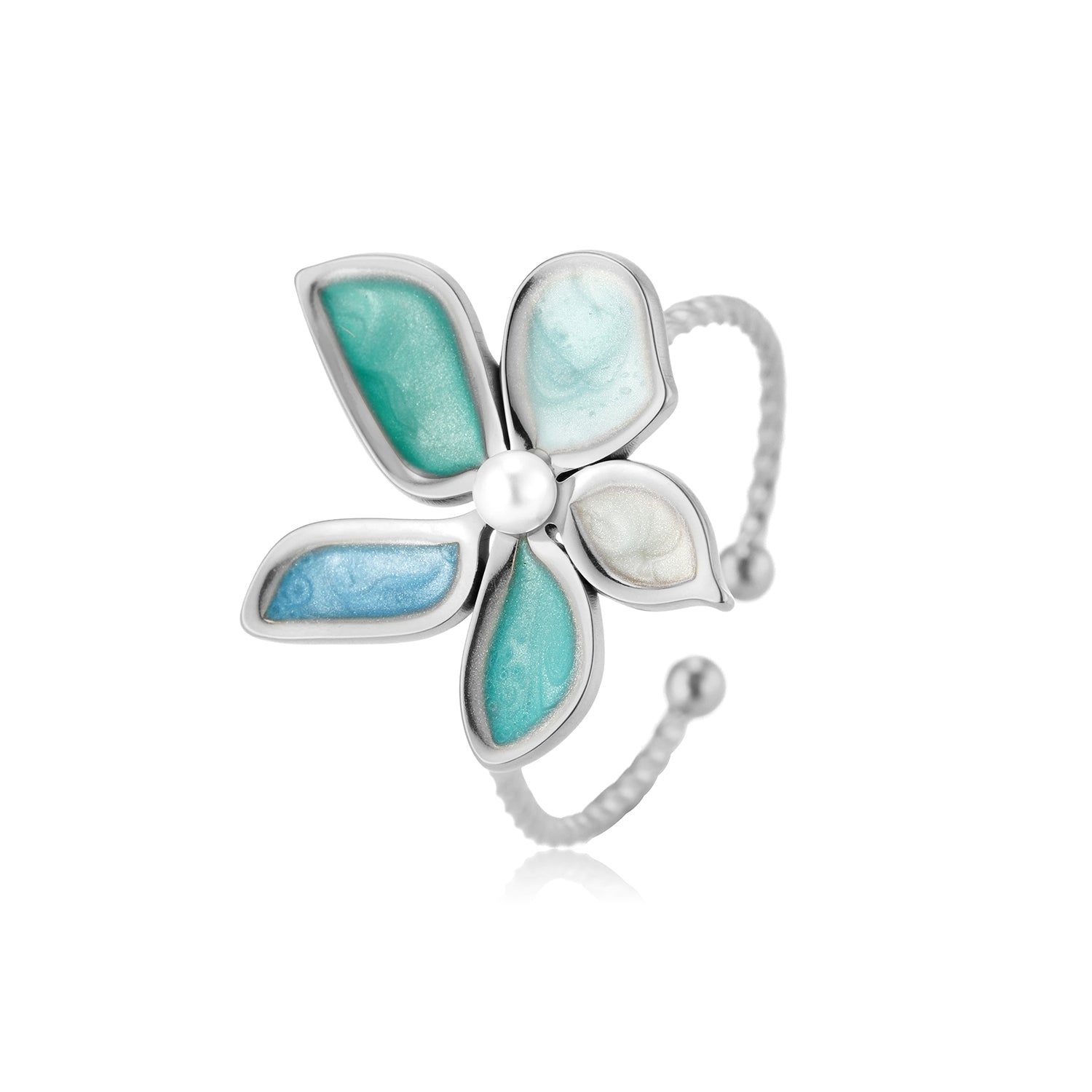Turquoise Blossom Ring
