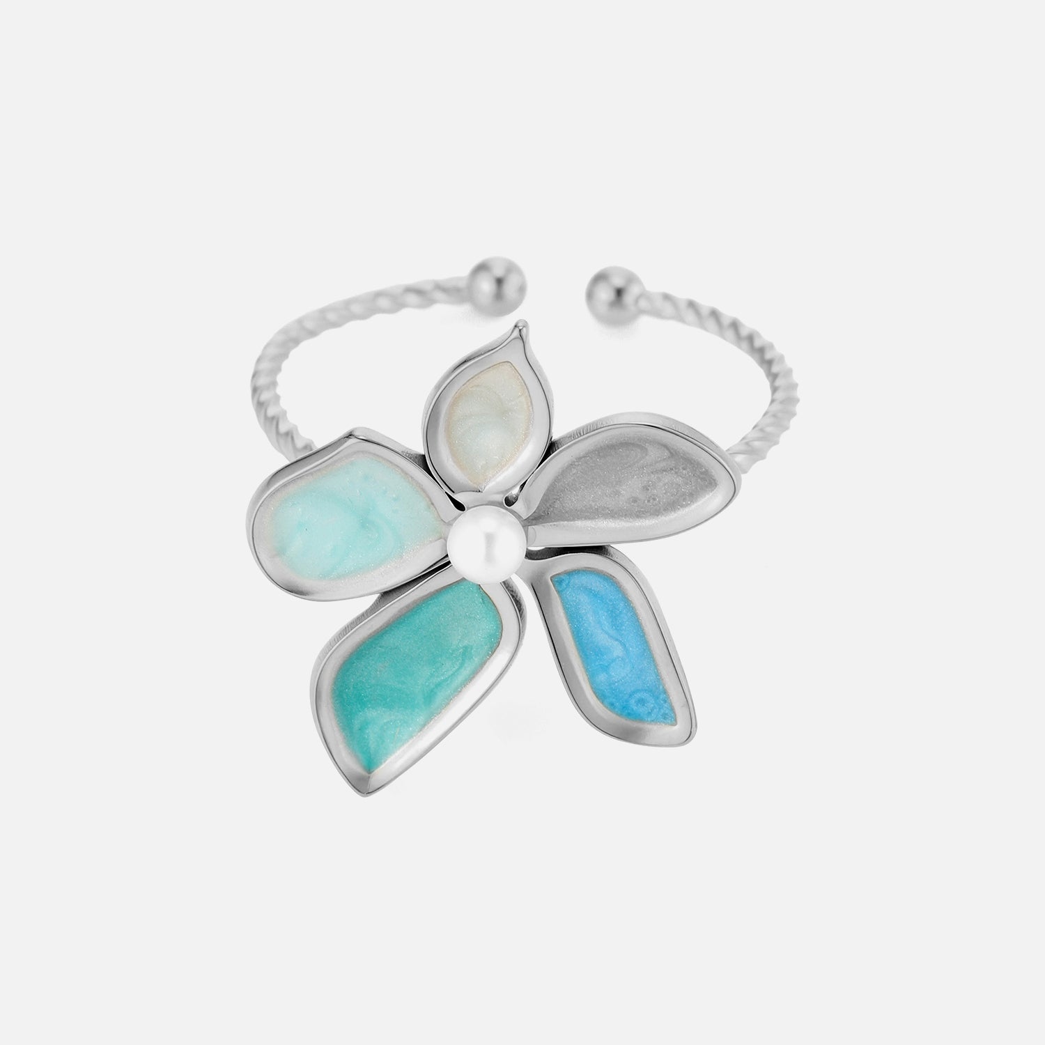 Turquoise Blossom Ring