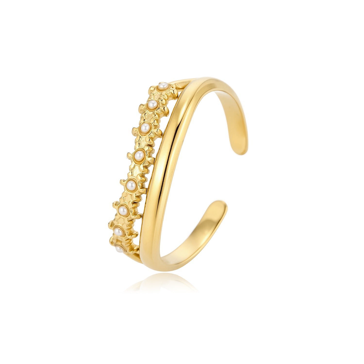 Crown Pearl Ring