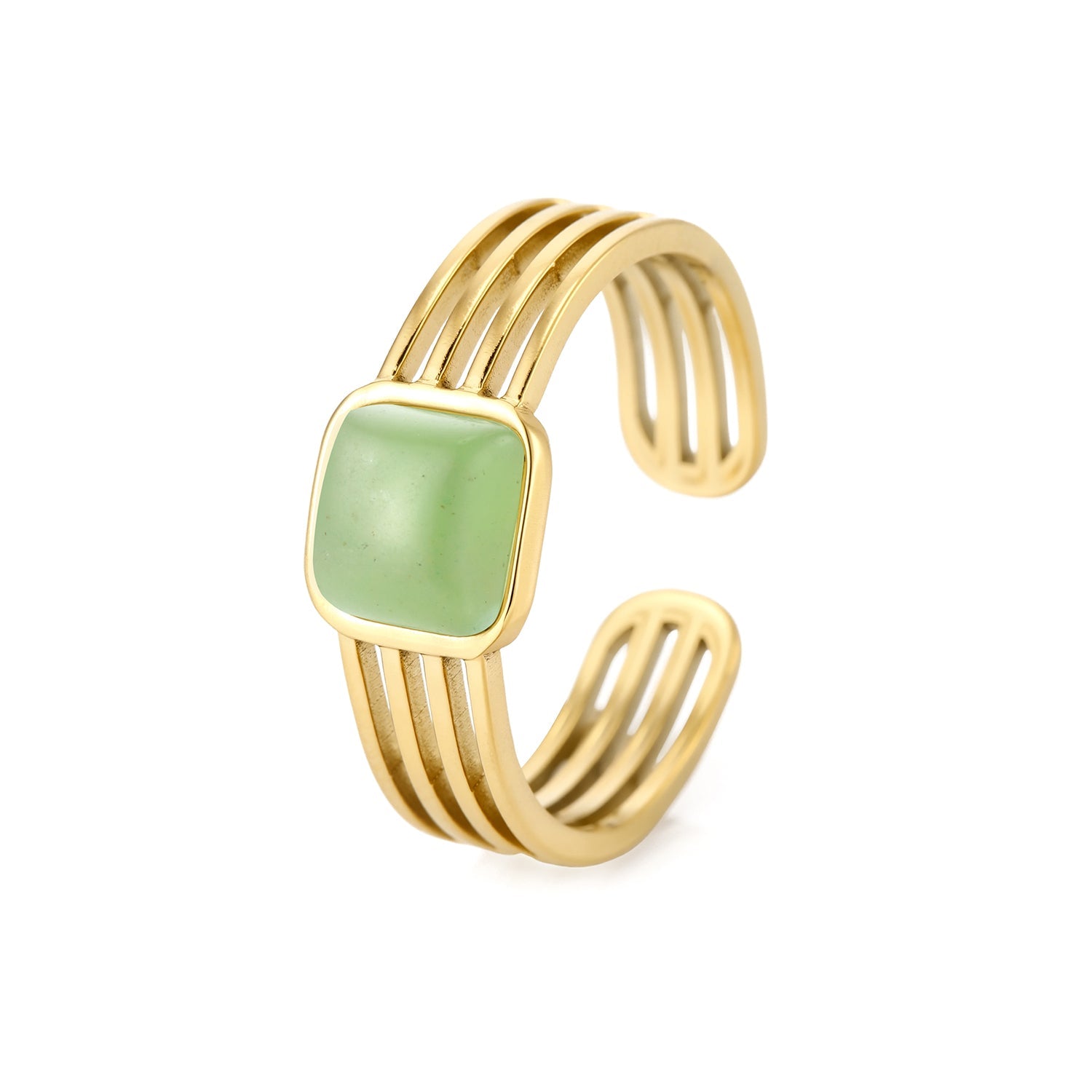 Green Stone Ring