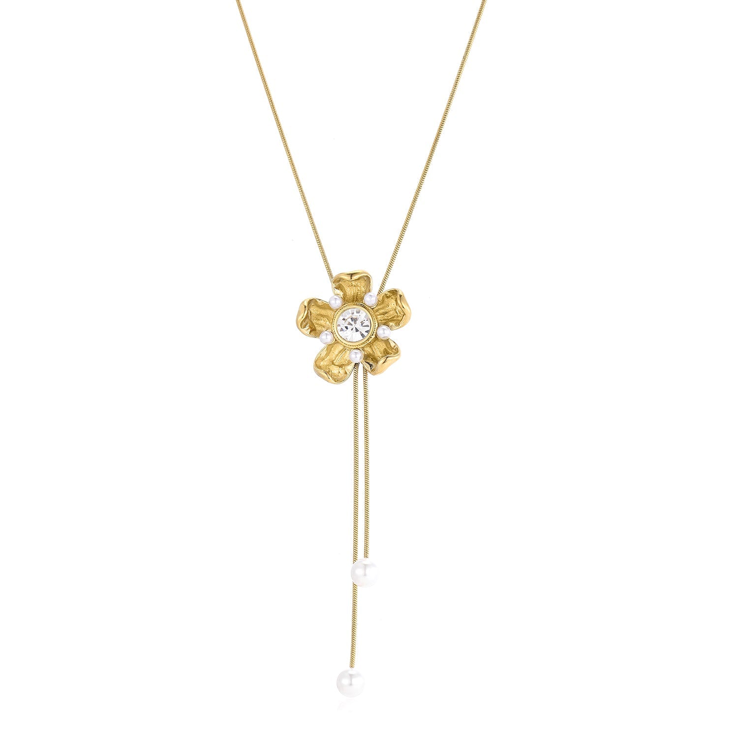 Floral Zirconia Chain