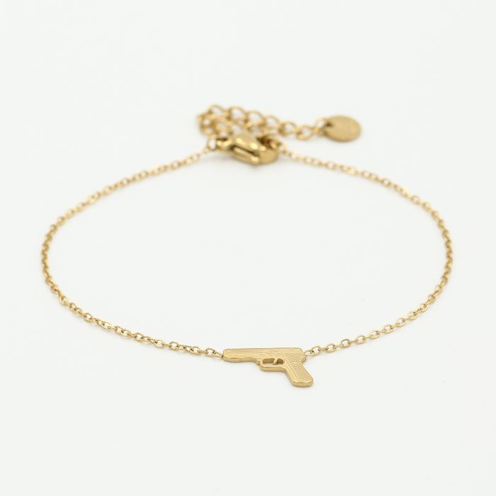 Armband bedeltje goud - Desieradenconcurrent.nl