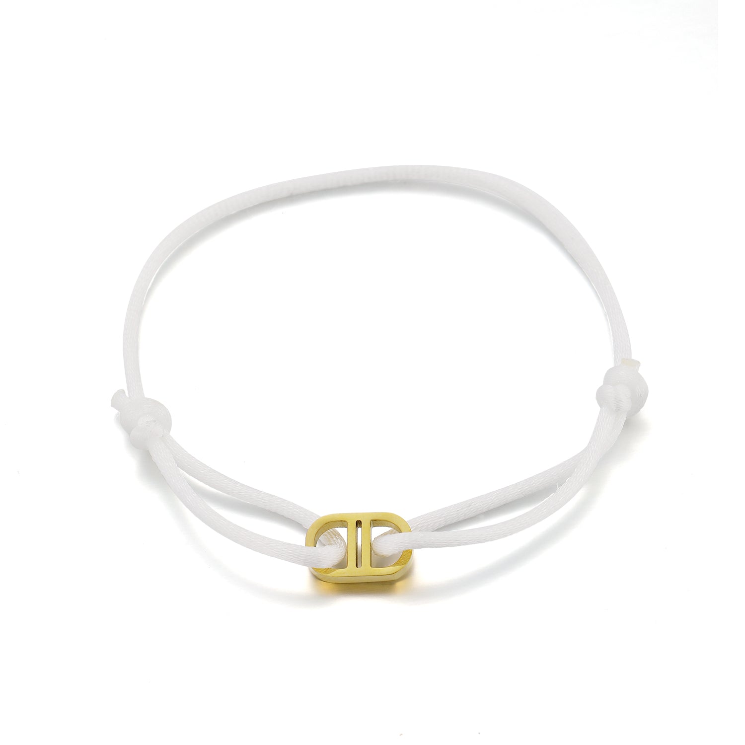 Armband connected wit/goud - Desieradenconcurrent.nl
