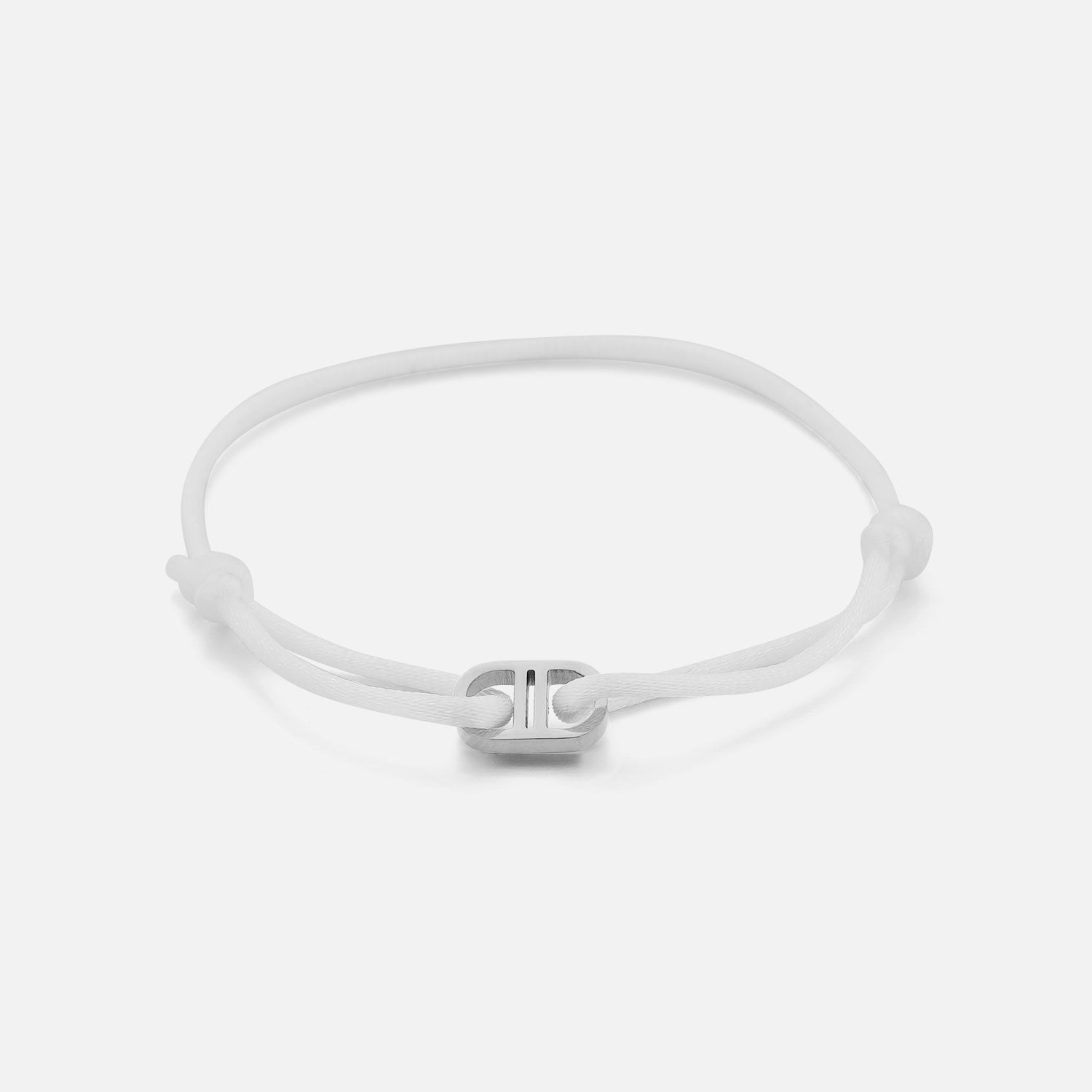 Armband connected wit/zilver - Desieradenconcurrent.nl