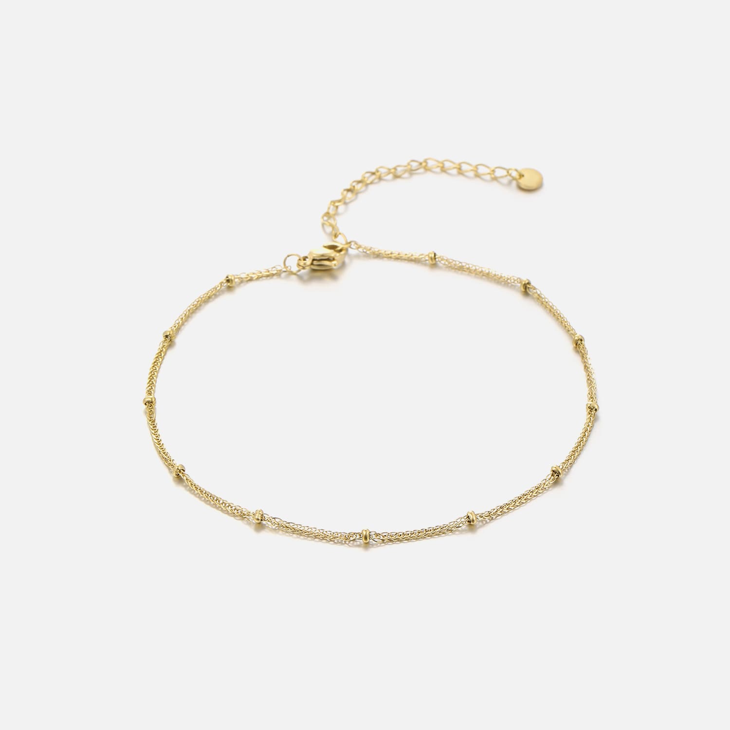 Armband fancy bolletjes goud - Desieradenconcurrent.nl