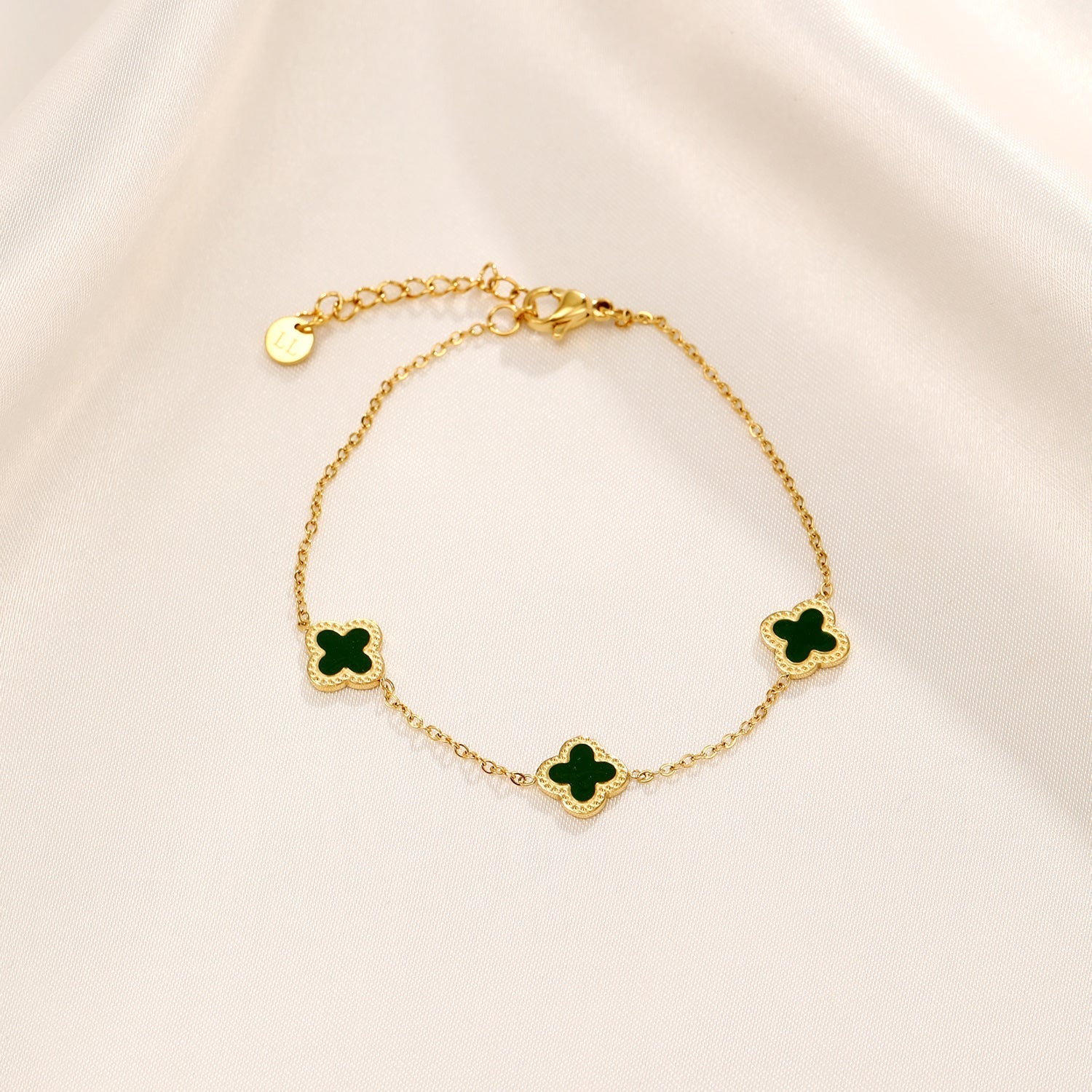 Four-Leaf Clover Bracelet
