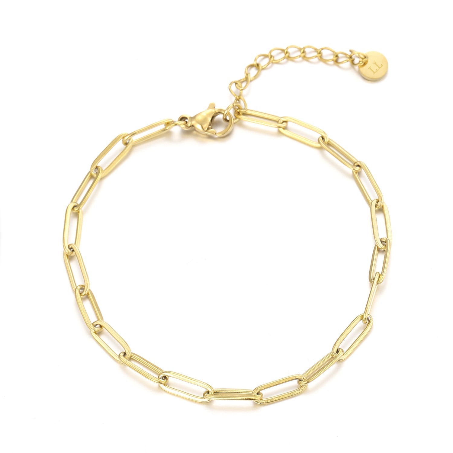 Armband kleine schakels goud - Desieradenconcurrent.nl