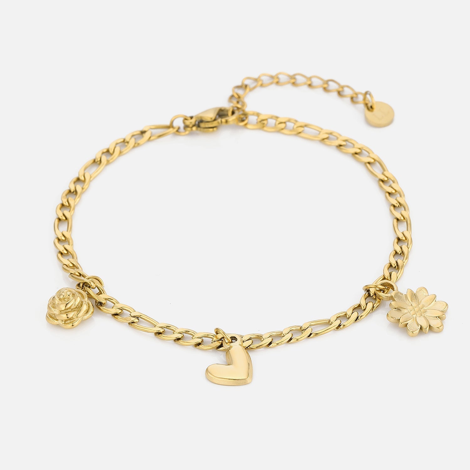Armband love bedels goud - Desieradenconcurrent.nl