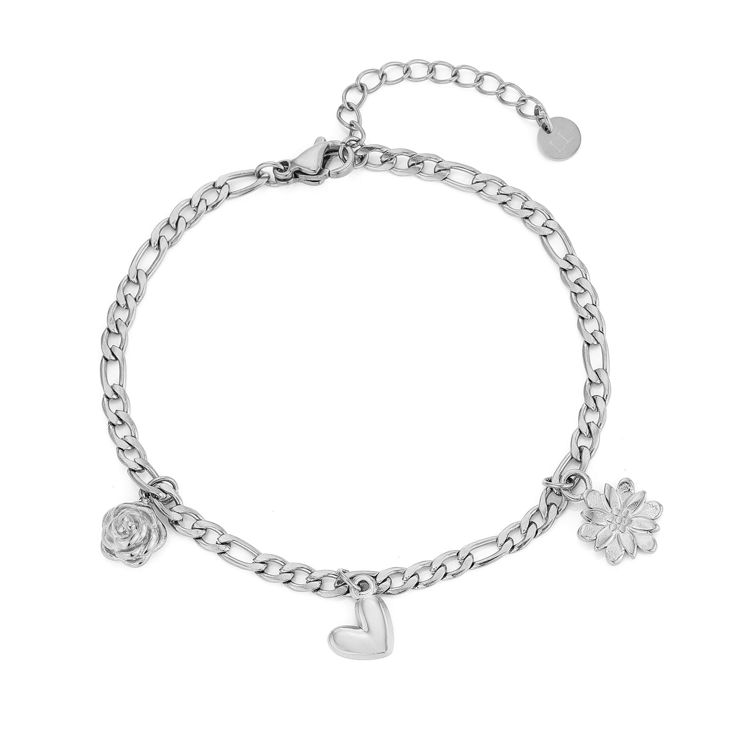 Armband love bedels zilver - Desieradenconcurrent.nl