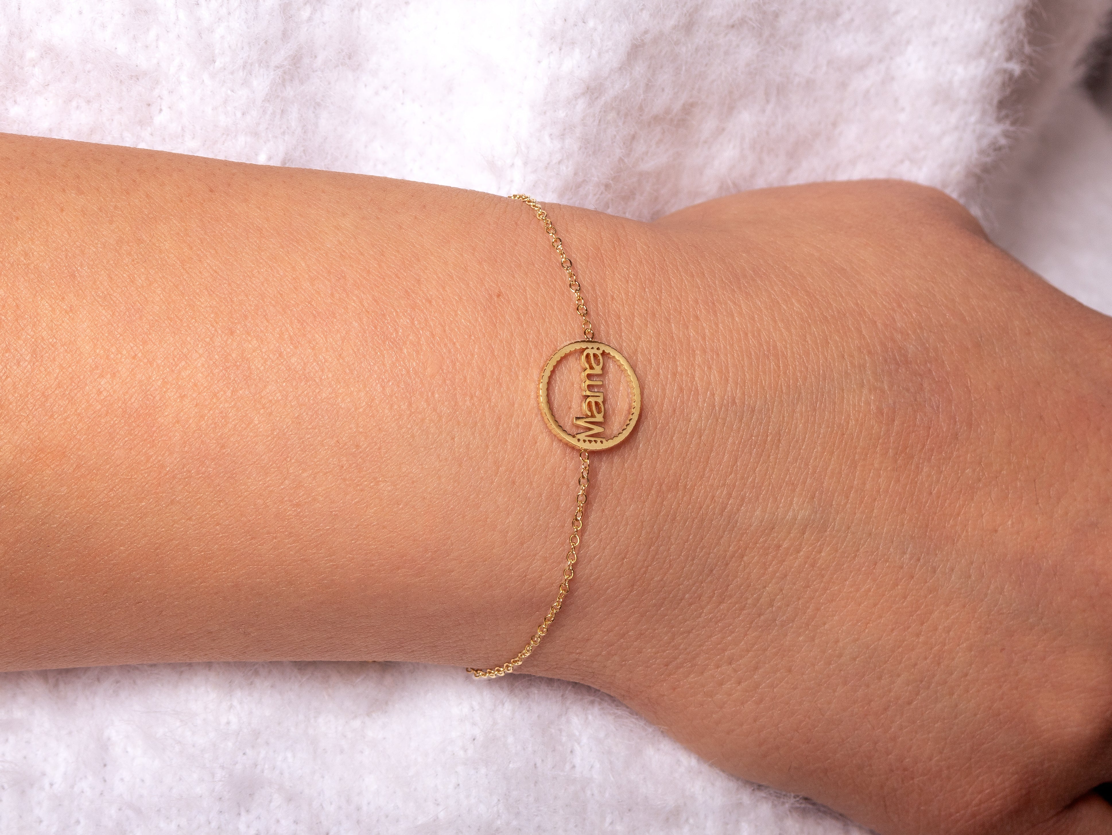 Armband mama goud - Desieradenconcurrent.nl