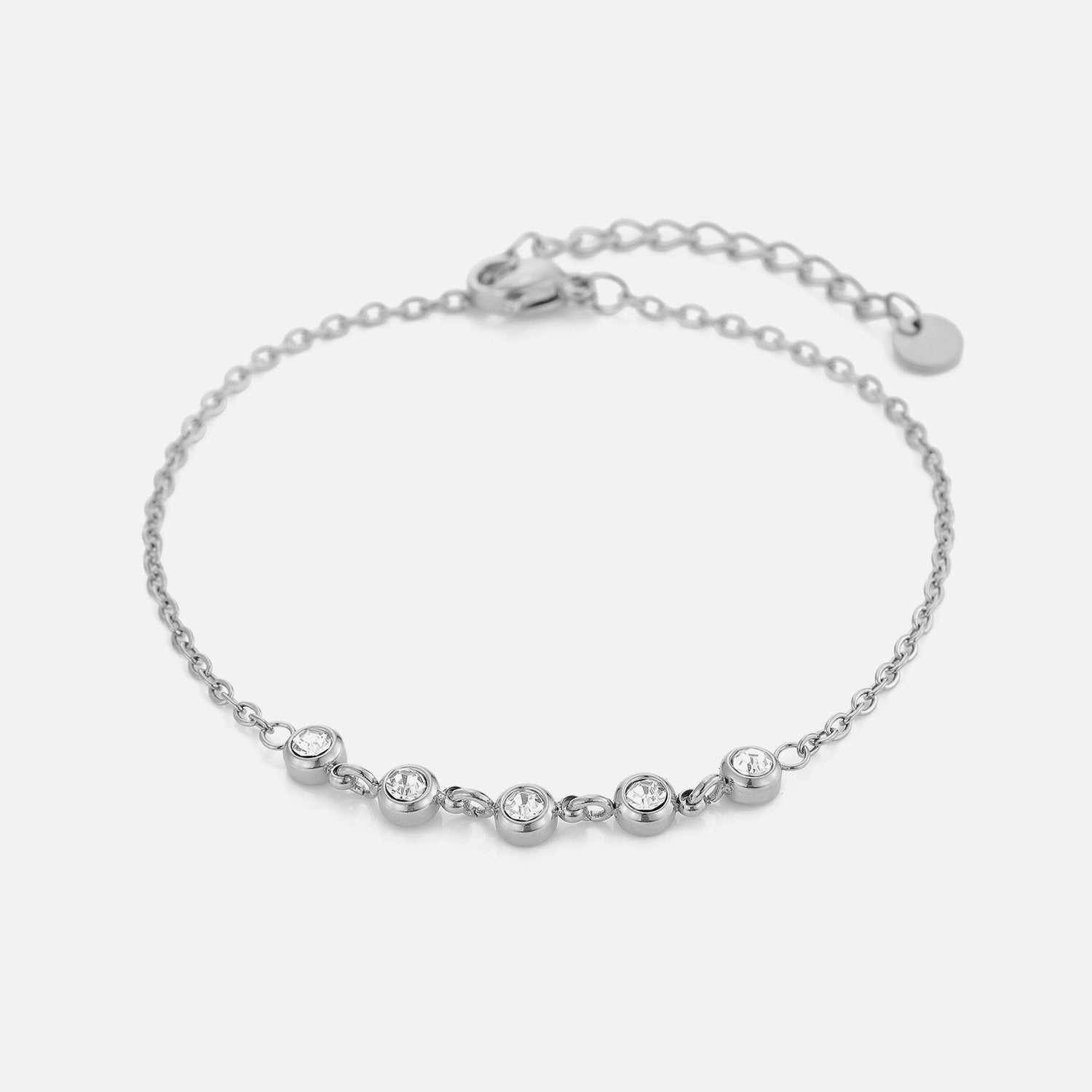 Armband met zirkonia zilver - Desieradenconcurrent.nl